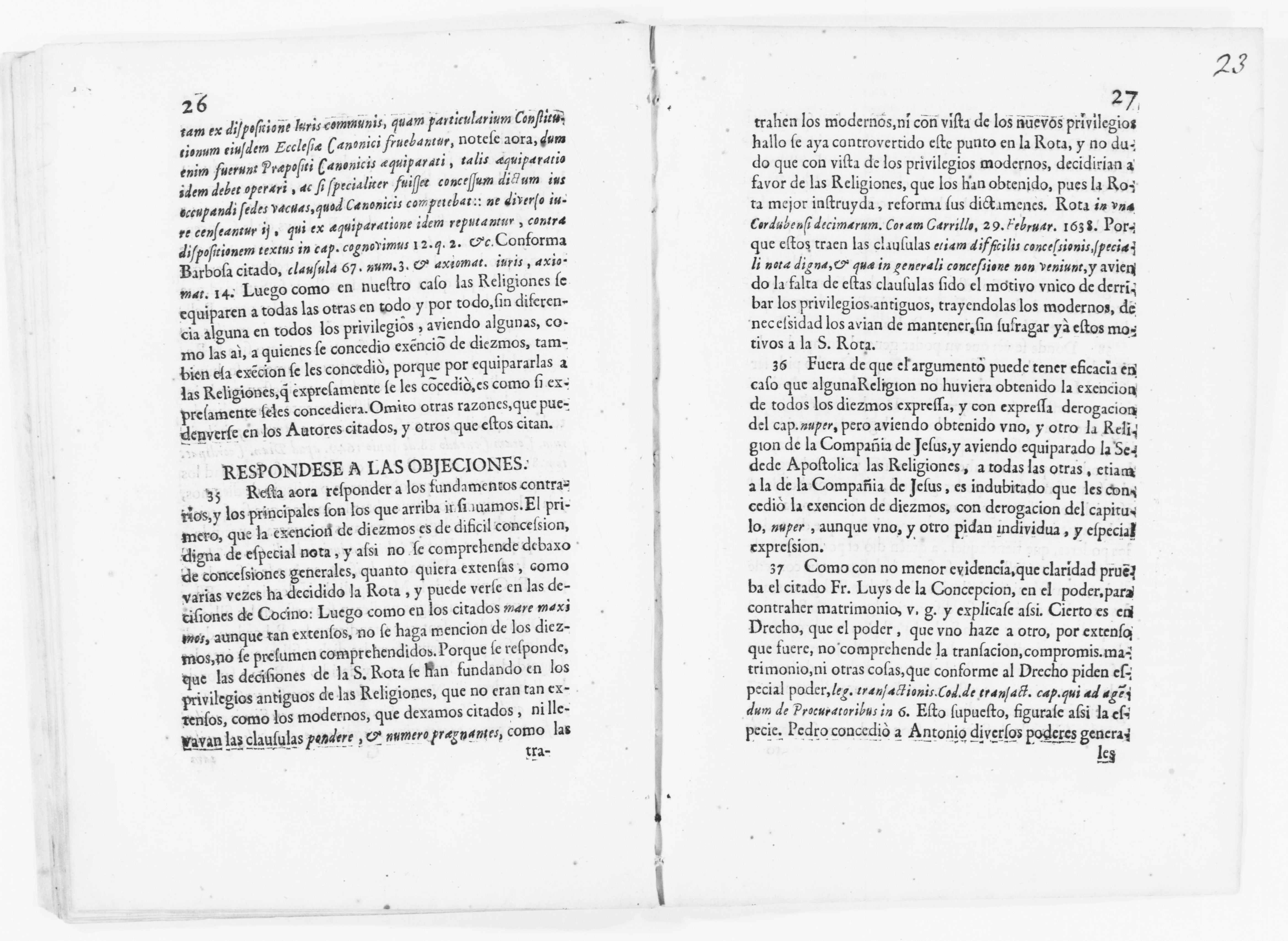 Scanned image of the current content page