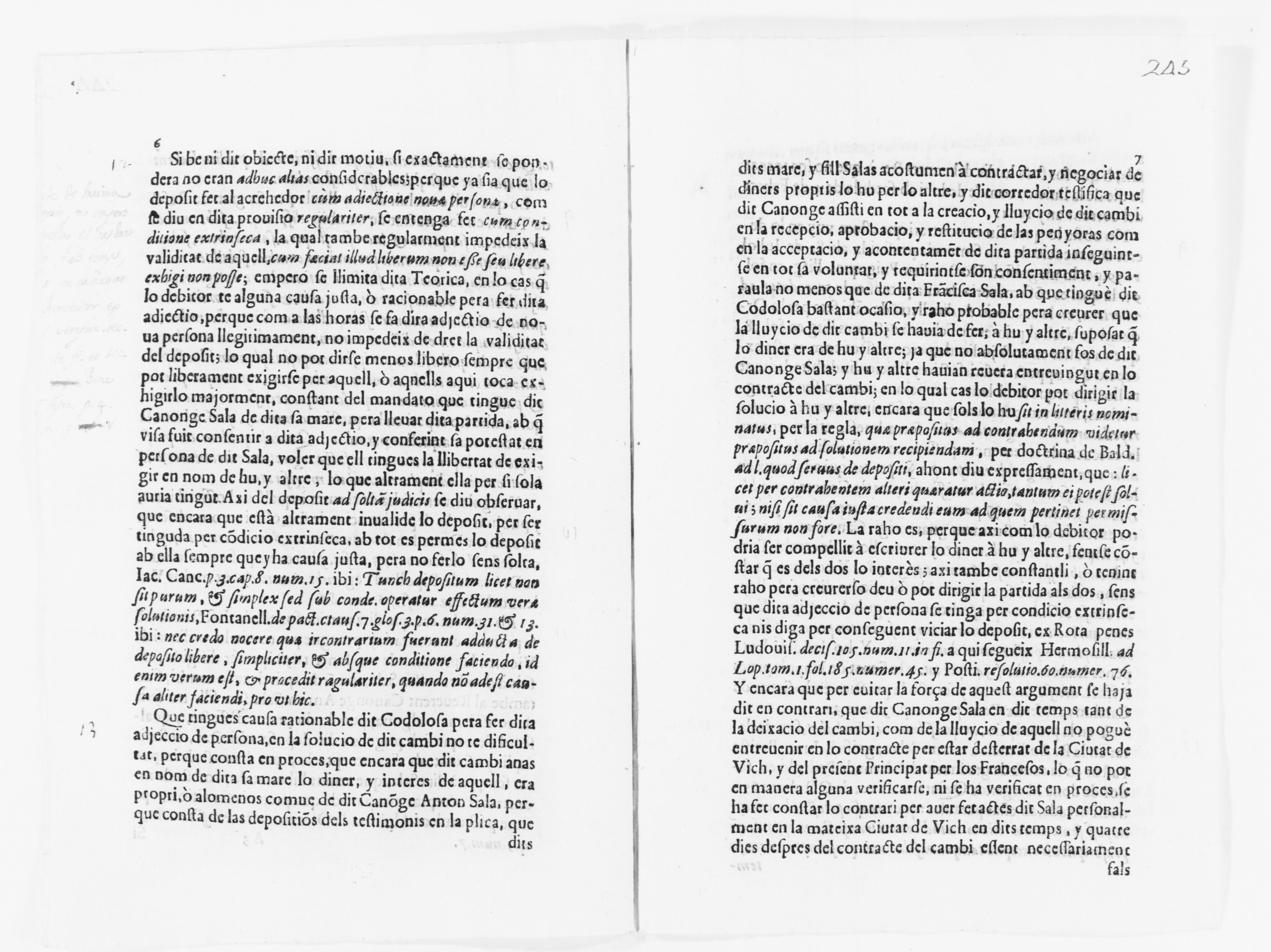 Scanned image of the current content page