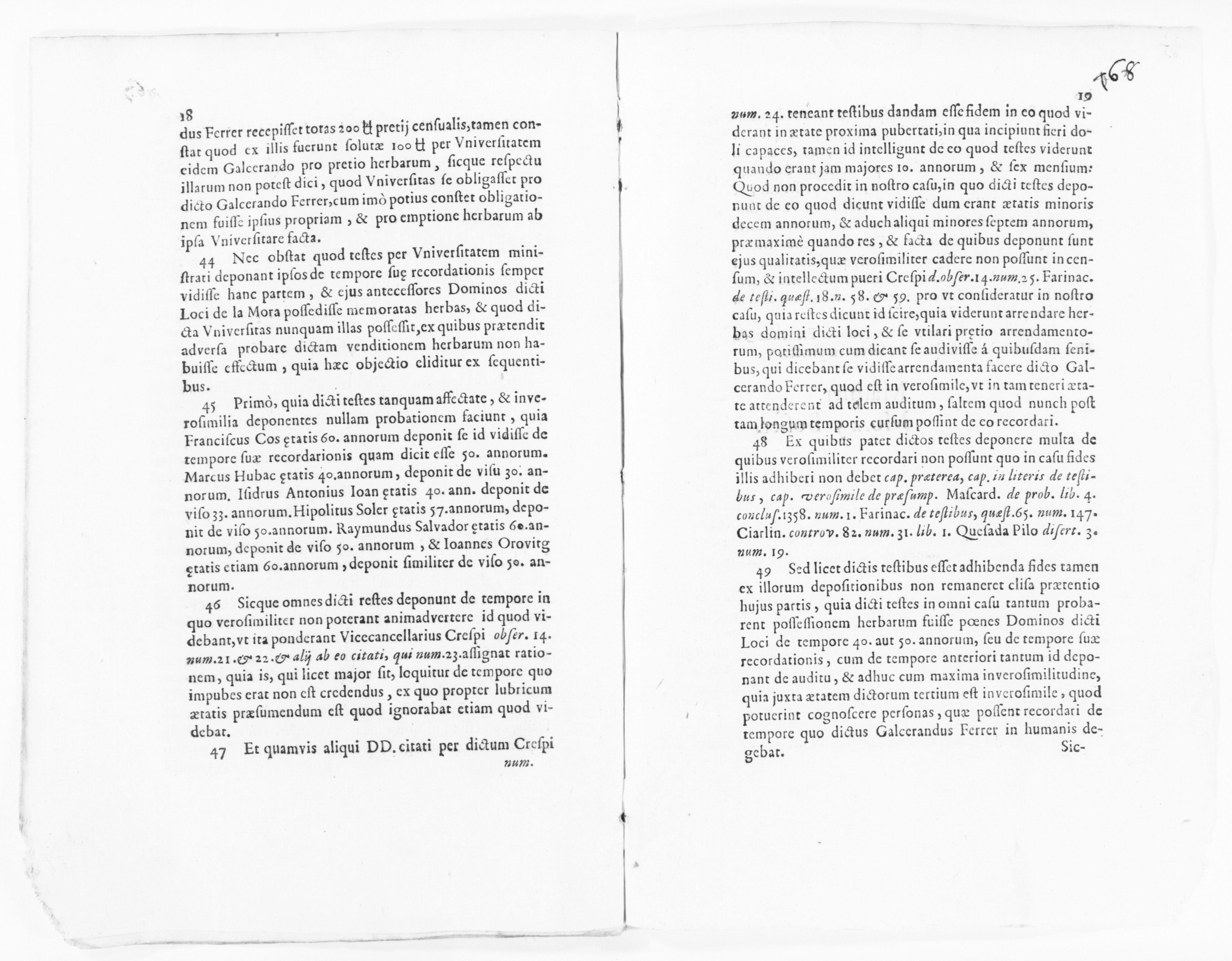 Scanned image of the current content page