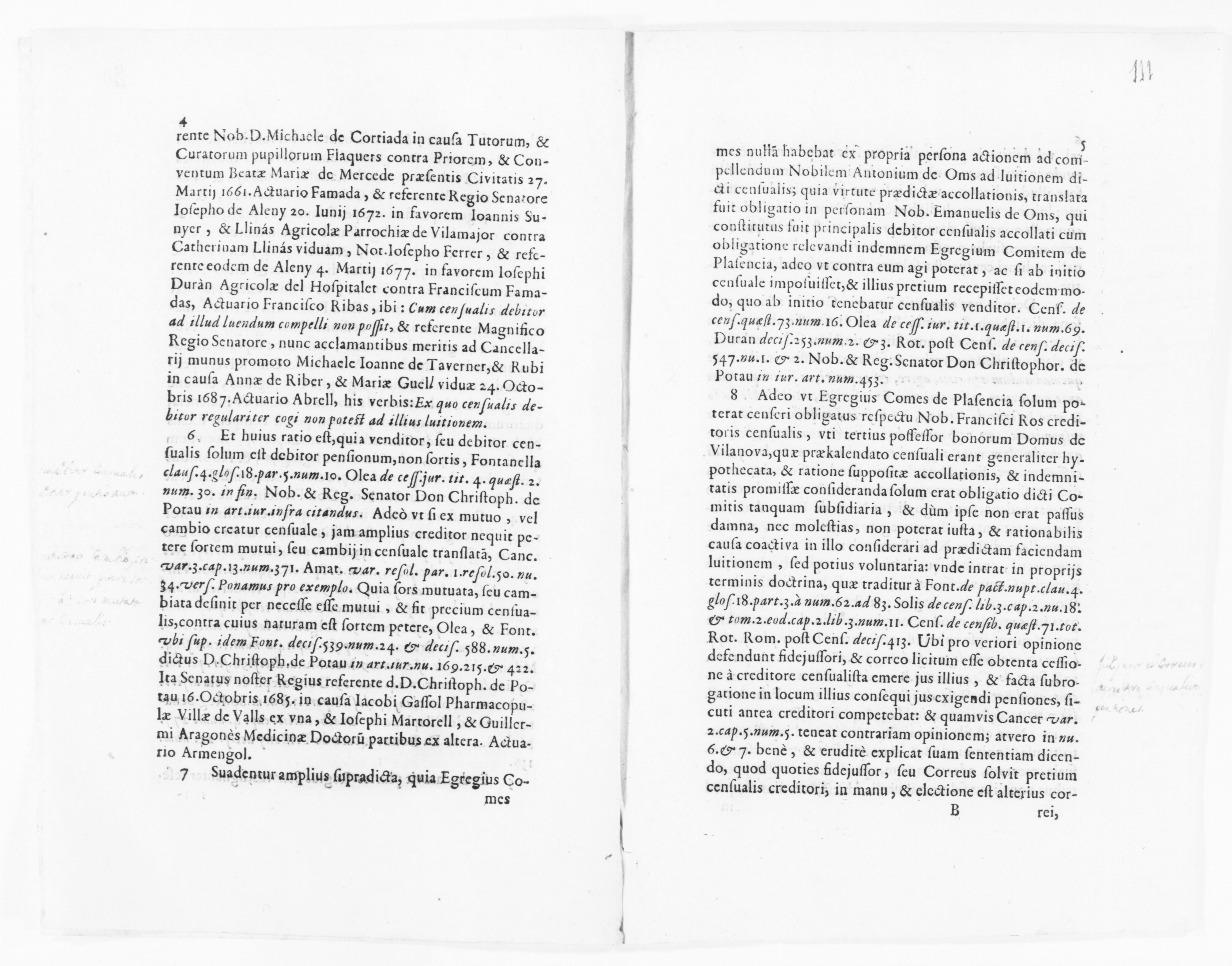 Scanned image of the current content page