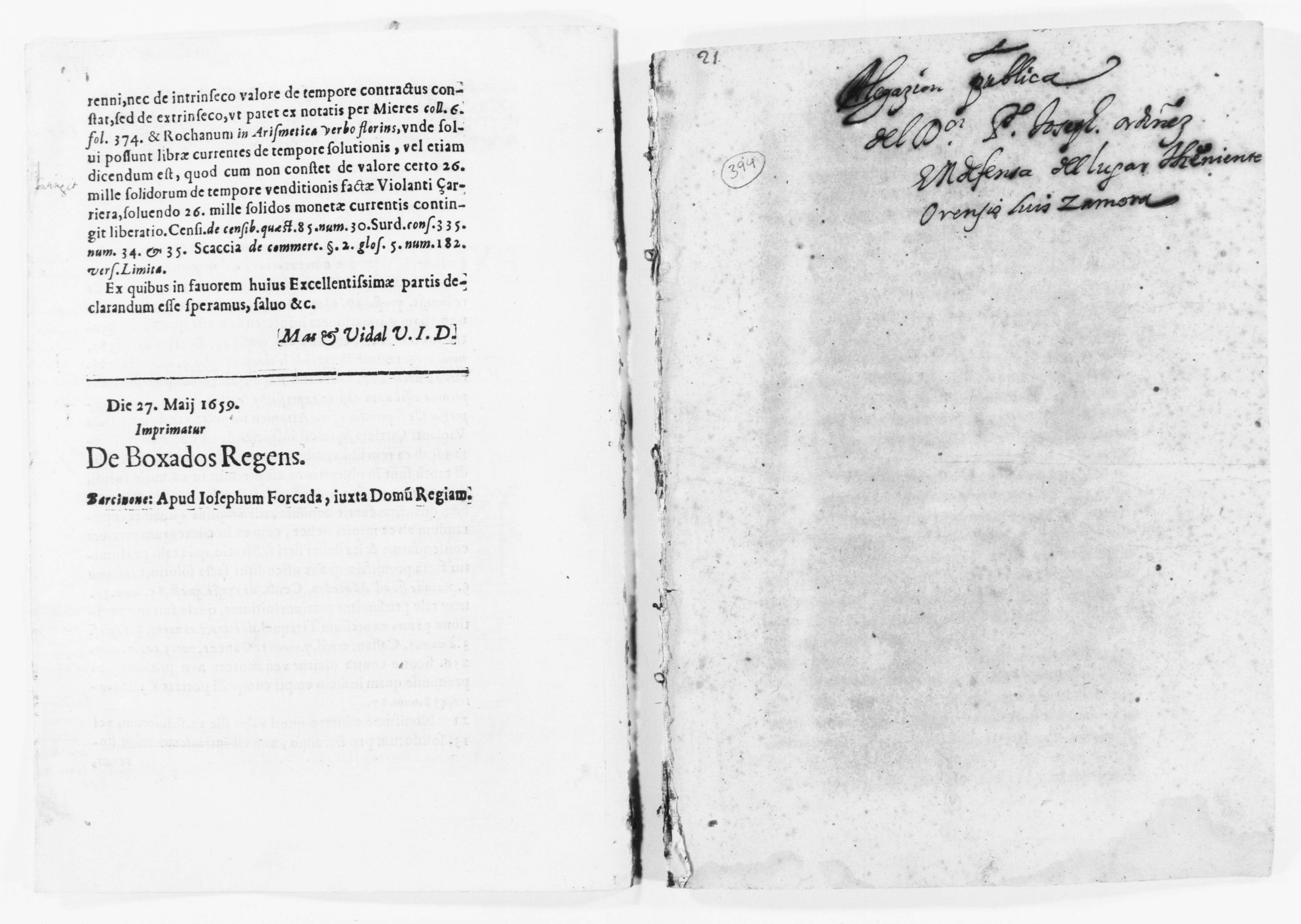 Scanned image of the current content page