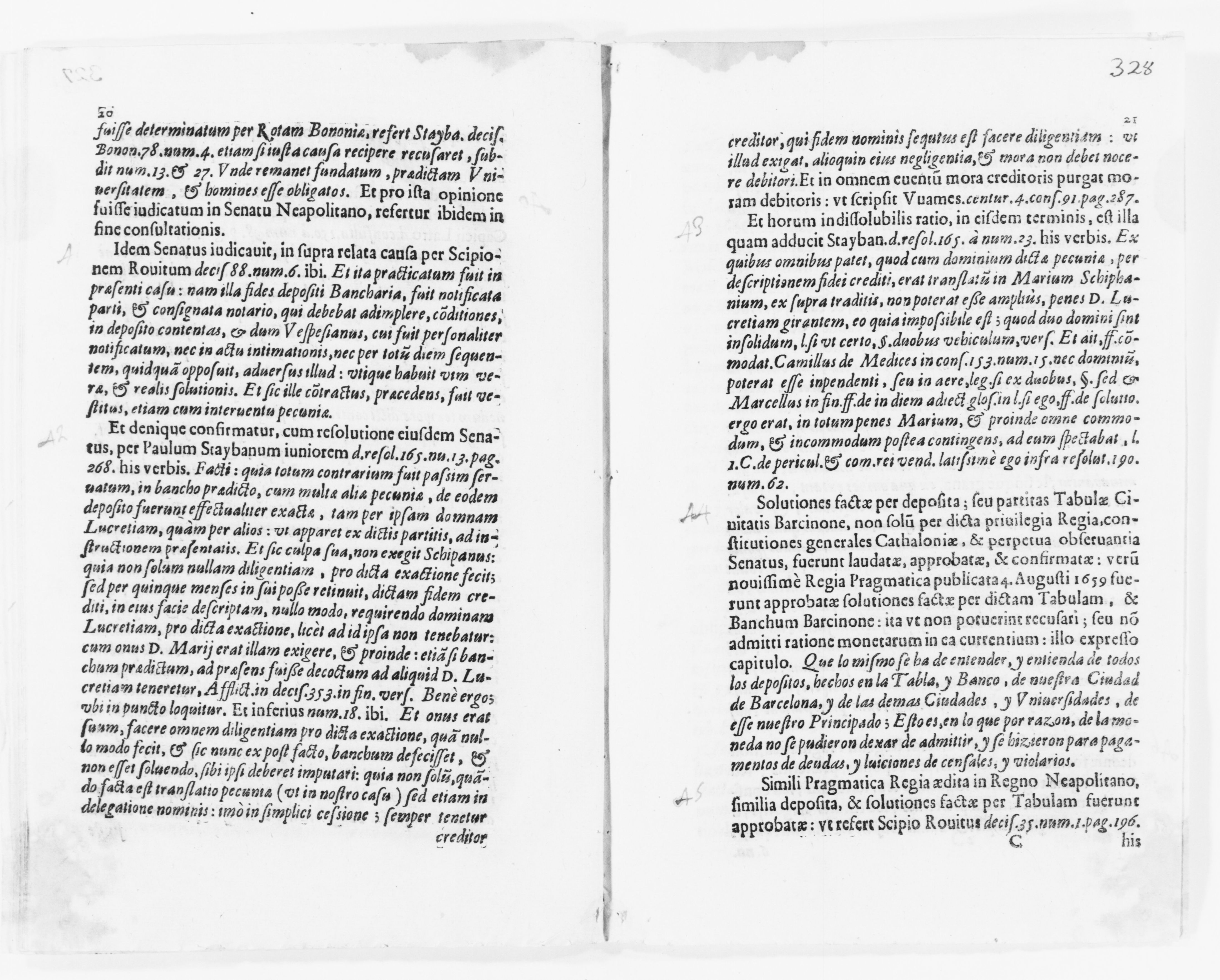 Scanned image of the current content page
