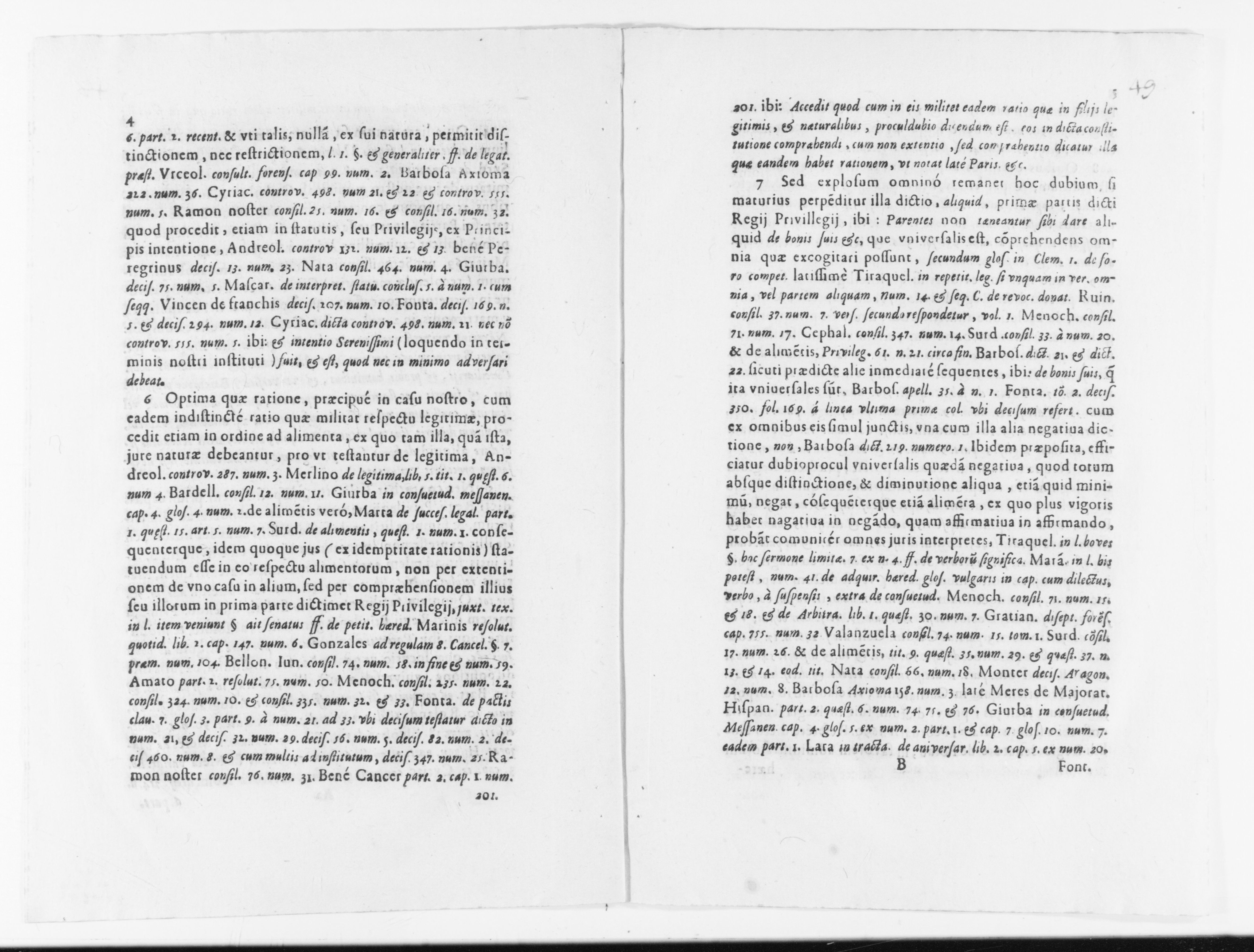 Scanned image of the current content page