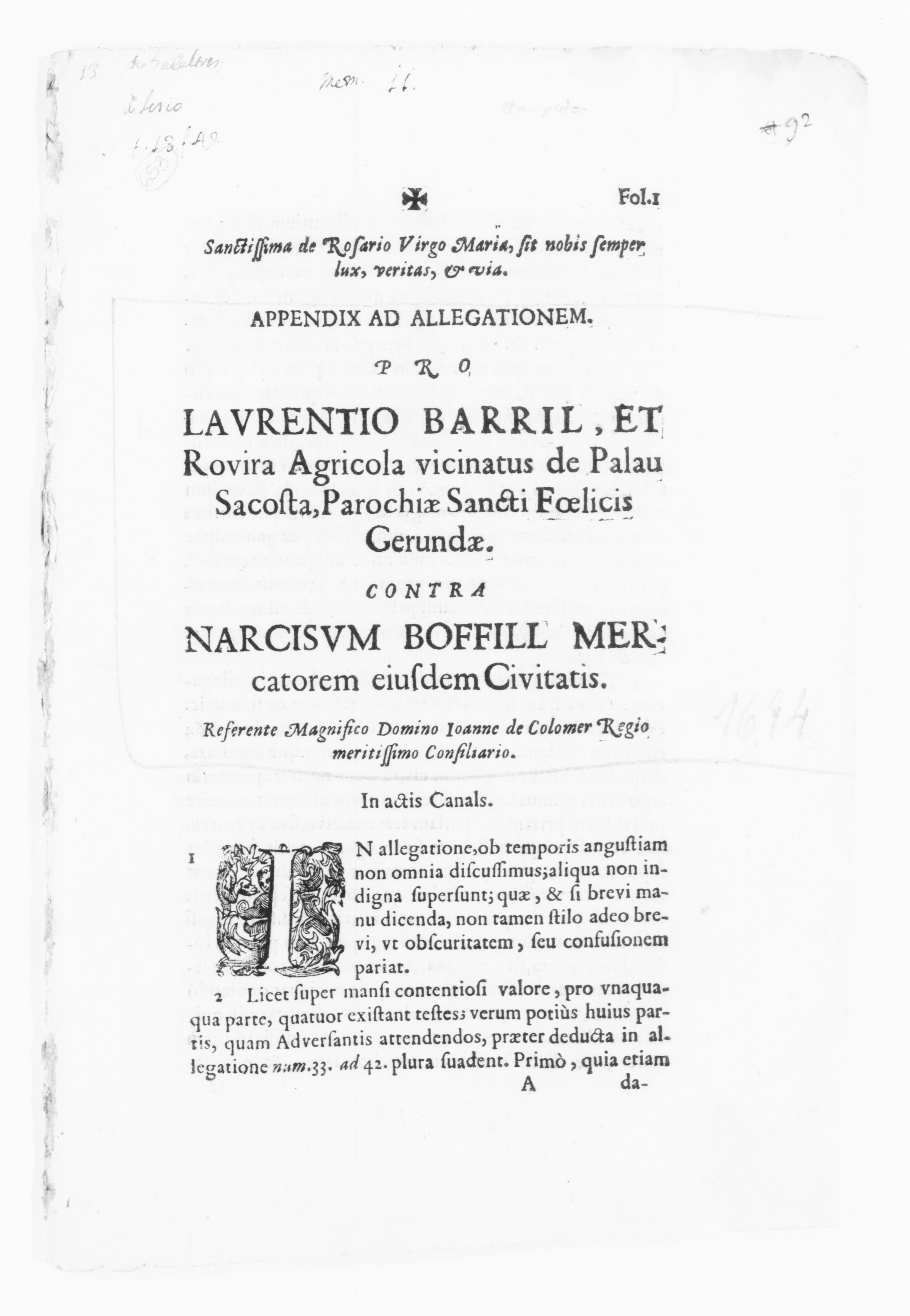 Scanned image of the current content page