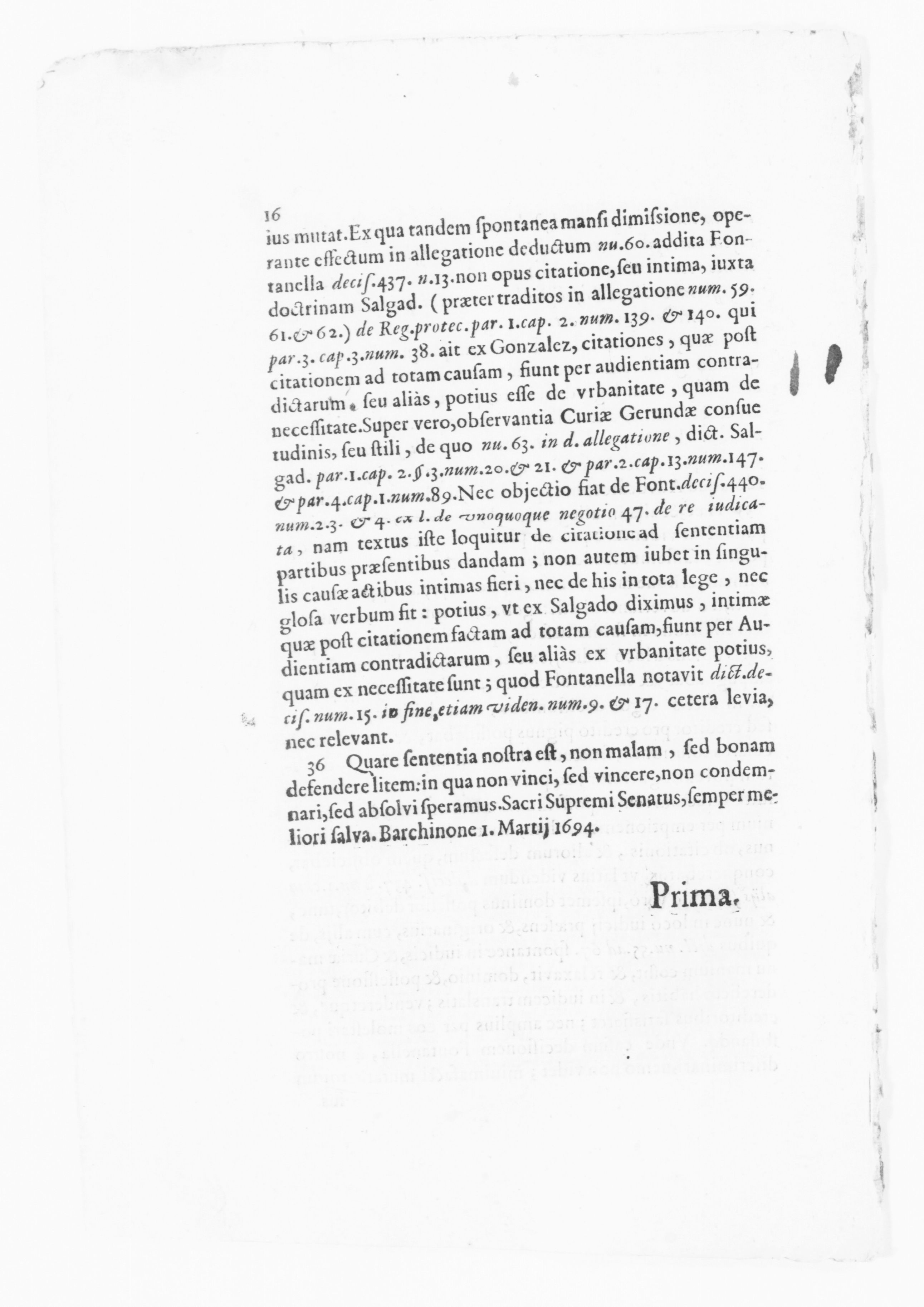 Scanned image of the current content page