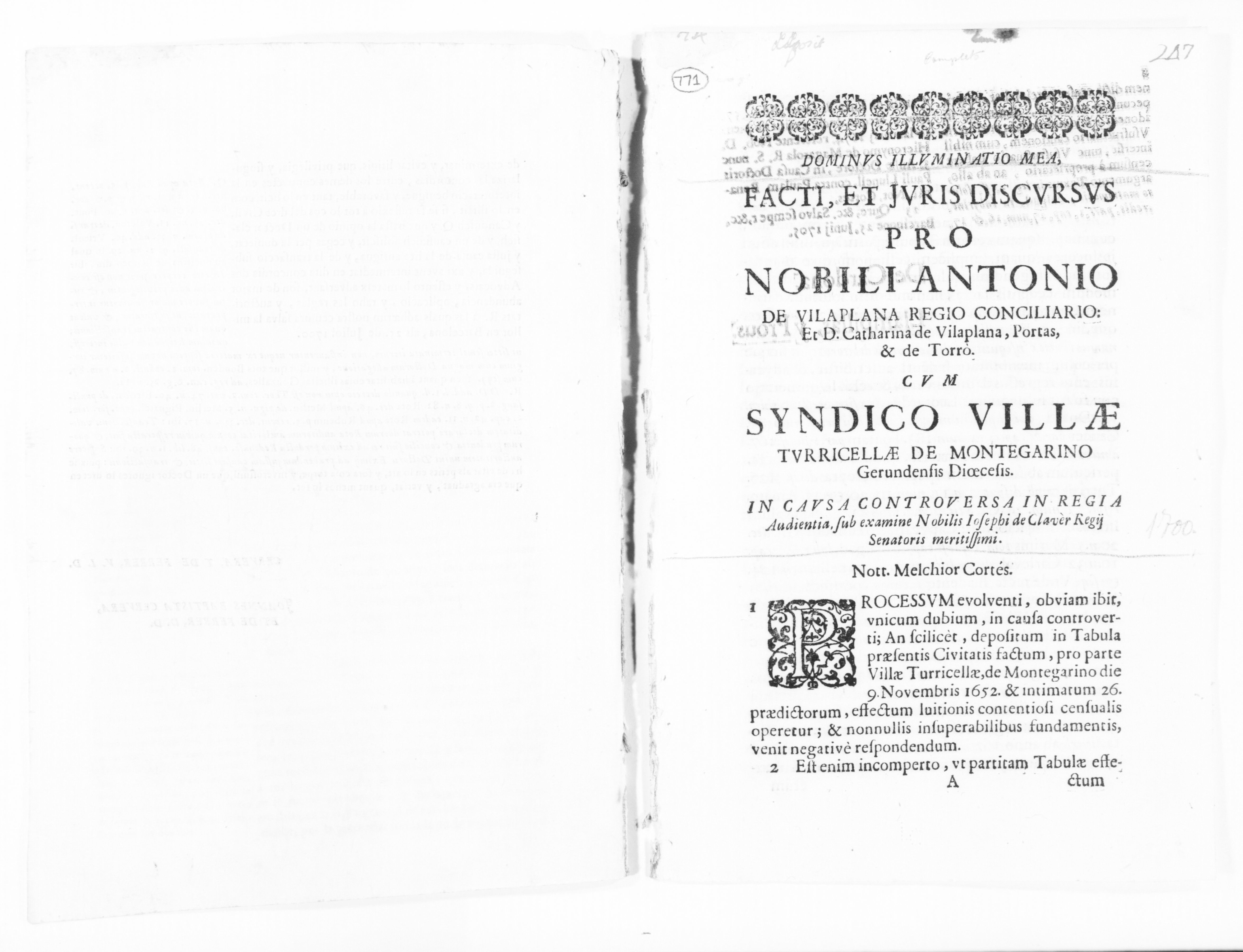 Scanned image of the current content page