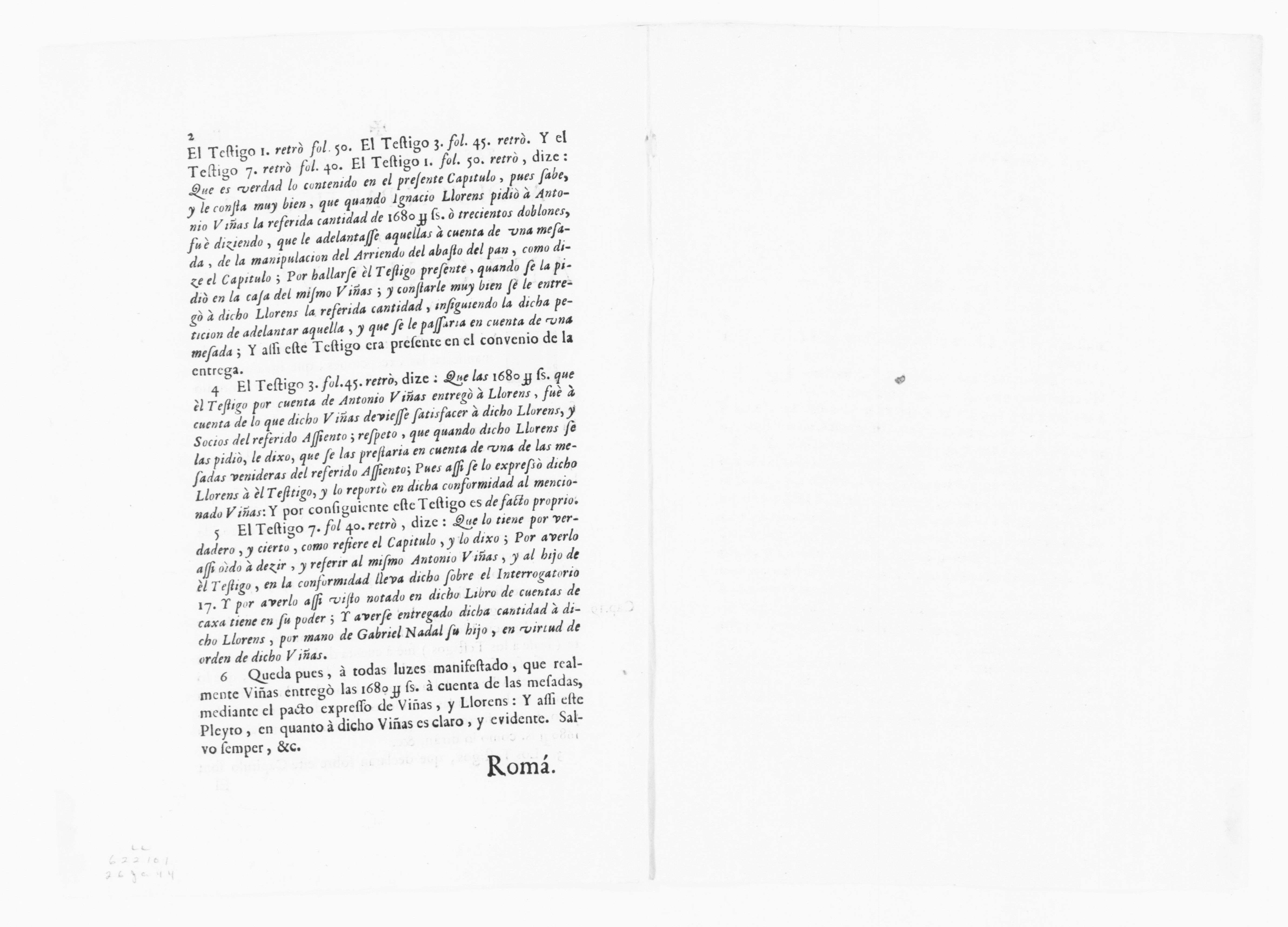 Scanned image of the current content page