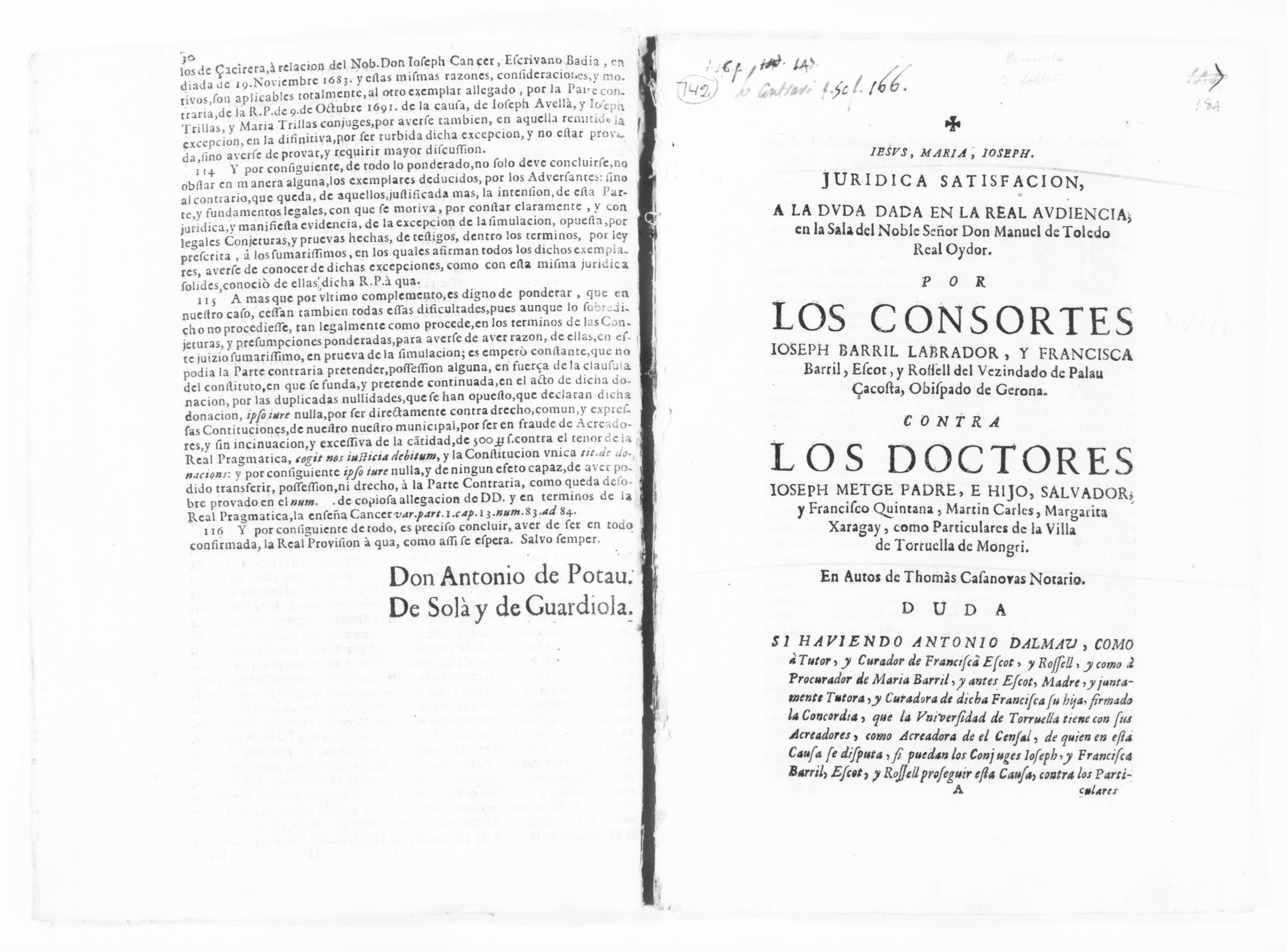 Scanned image of the current content page