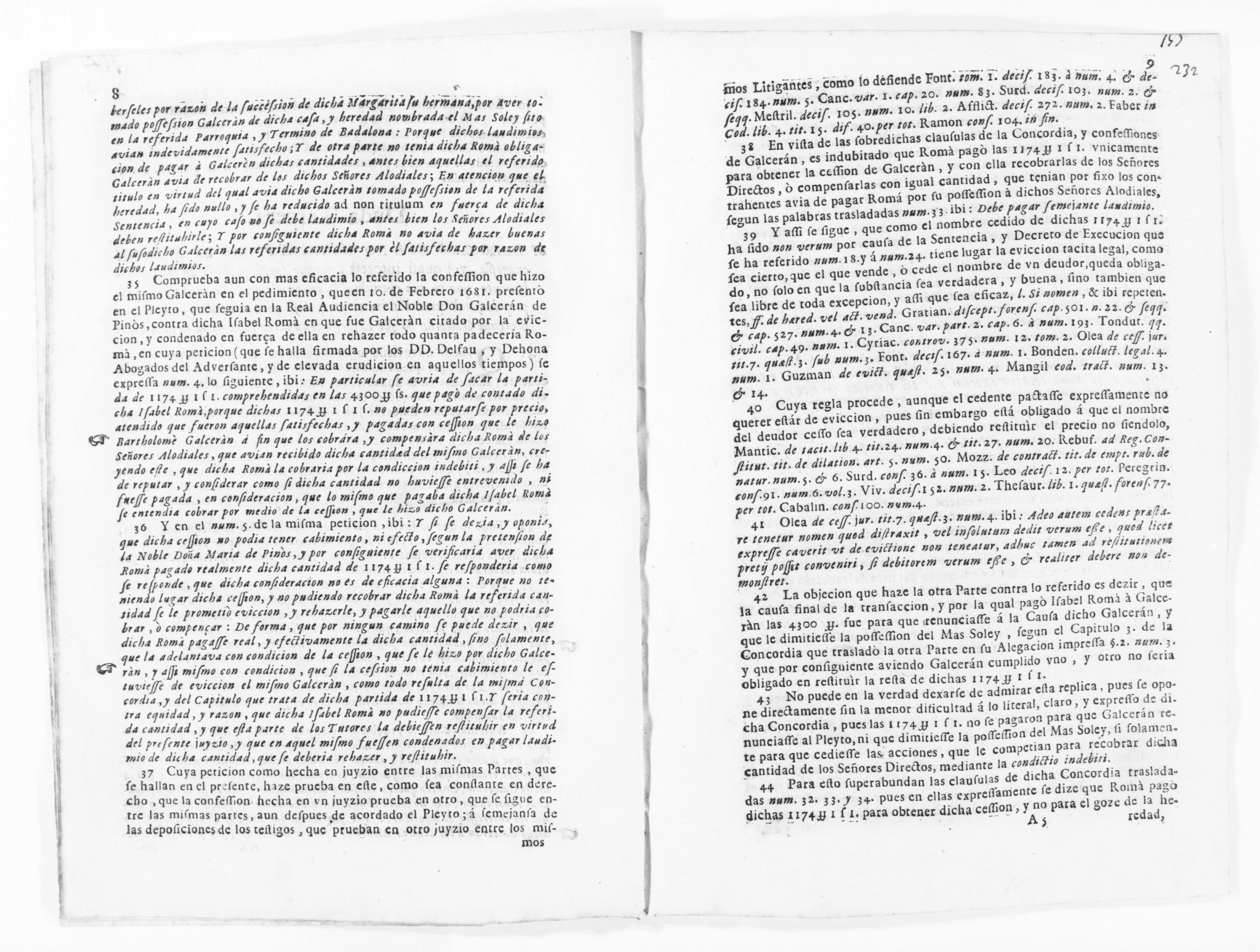 Scanned image of the current content page