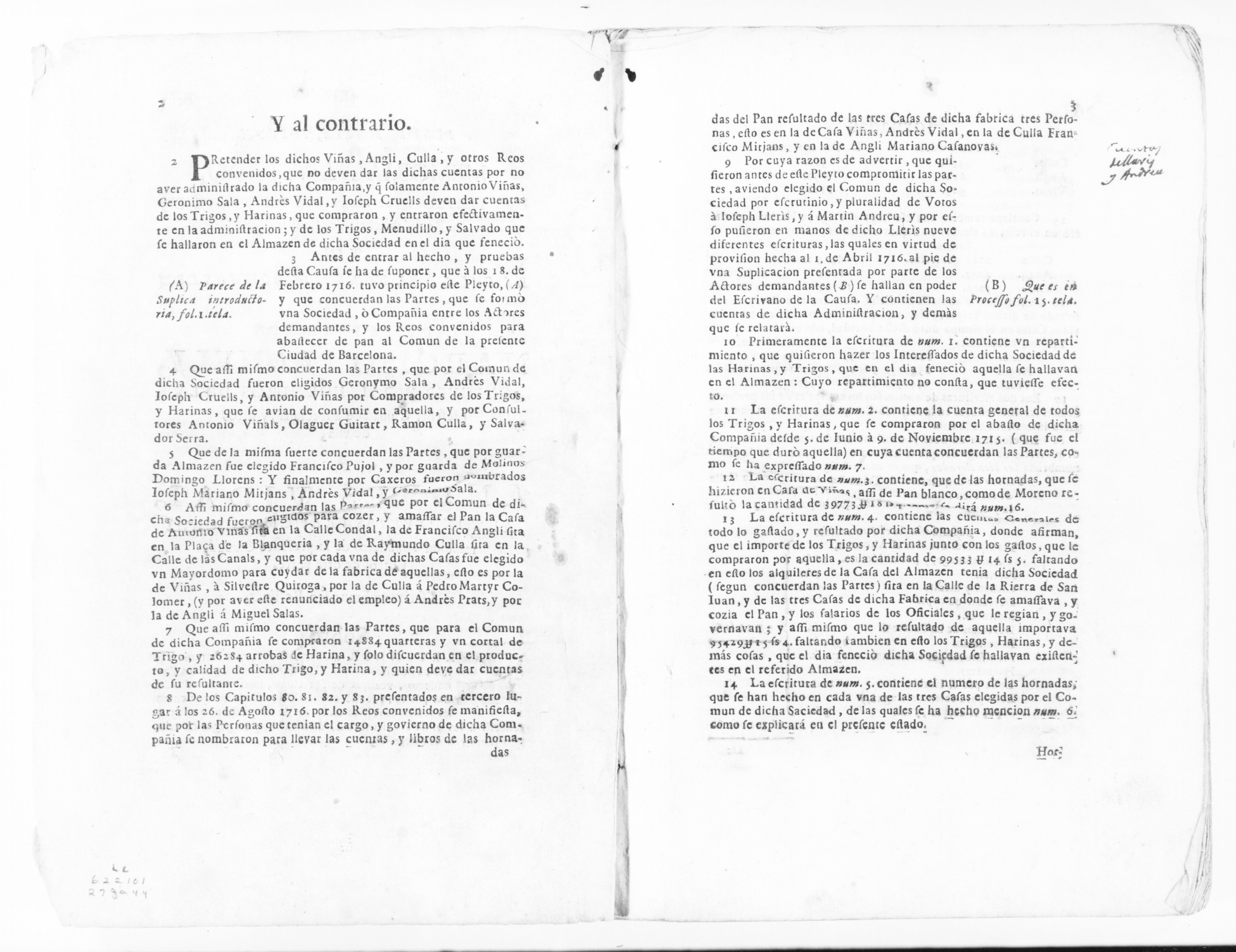 Scanned image of the current content page