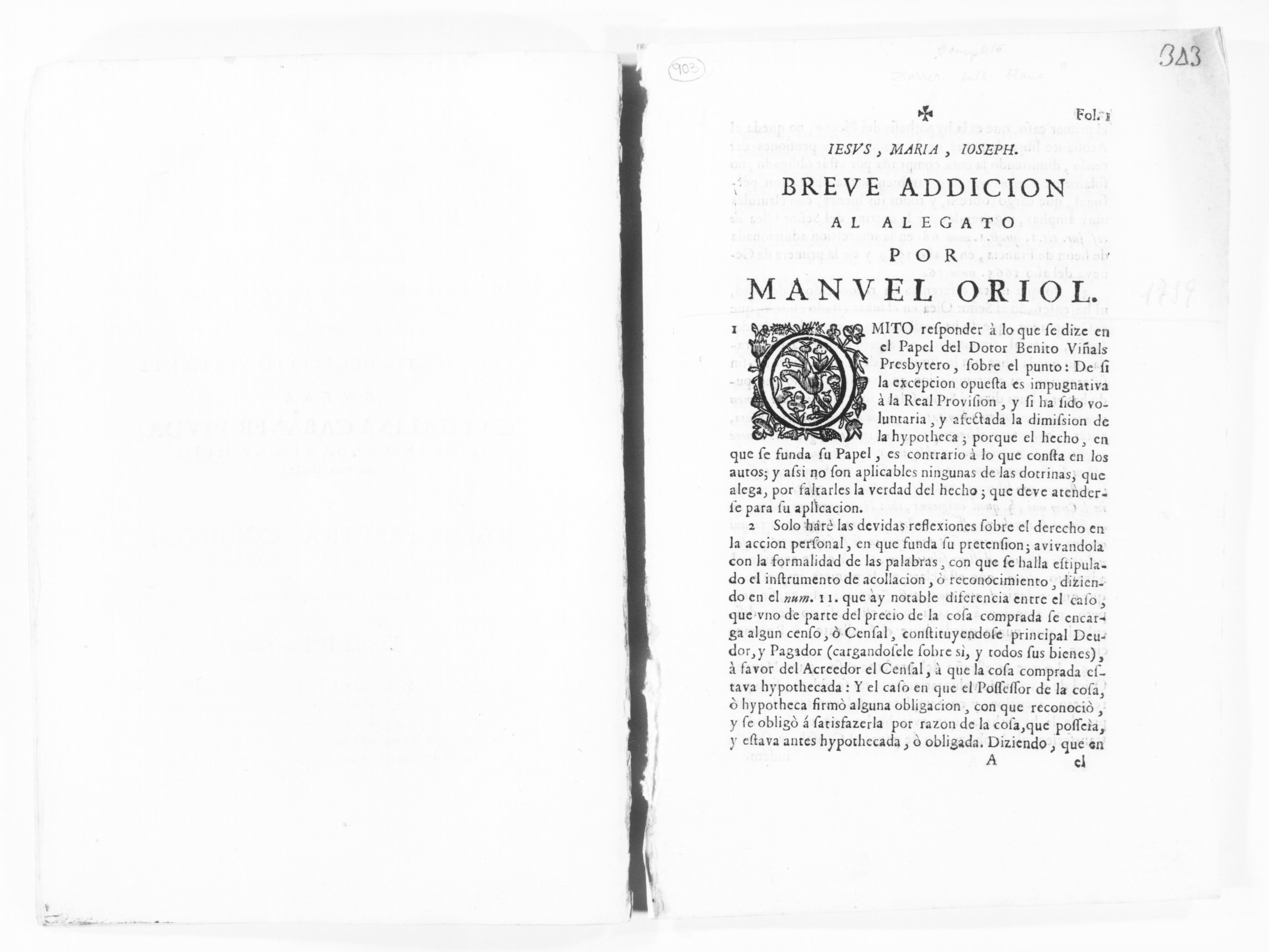 Scanned image of the current content page