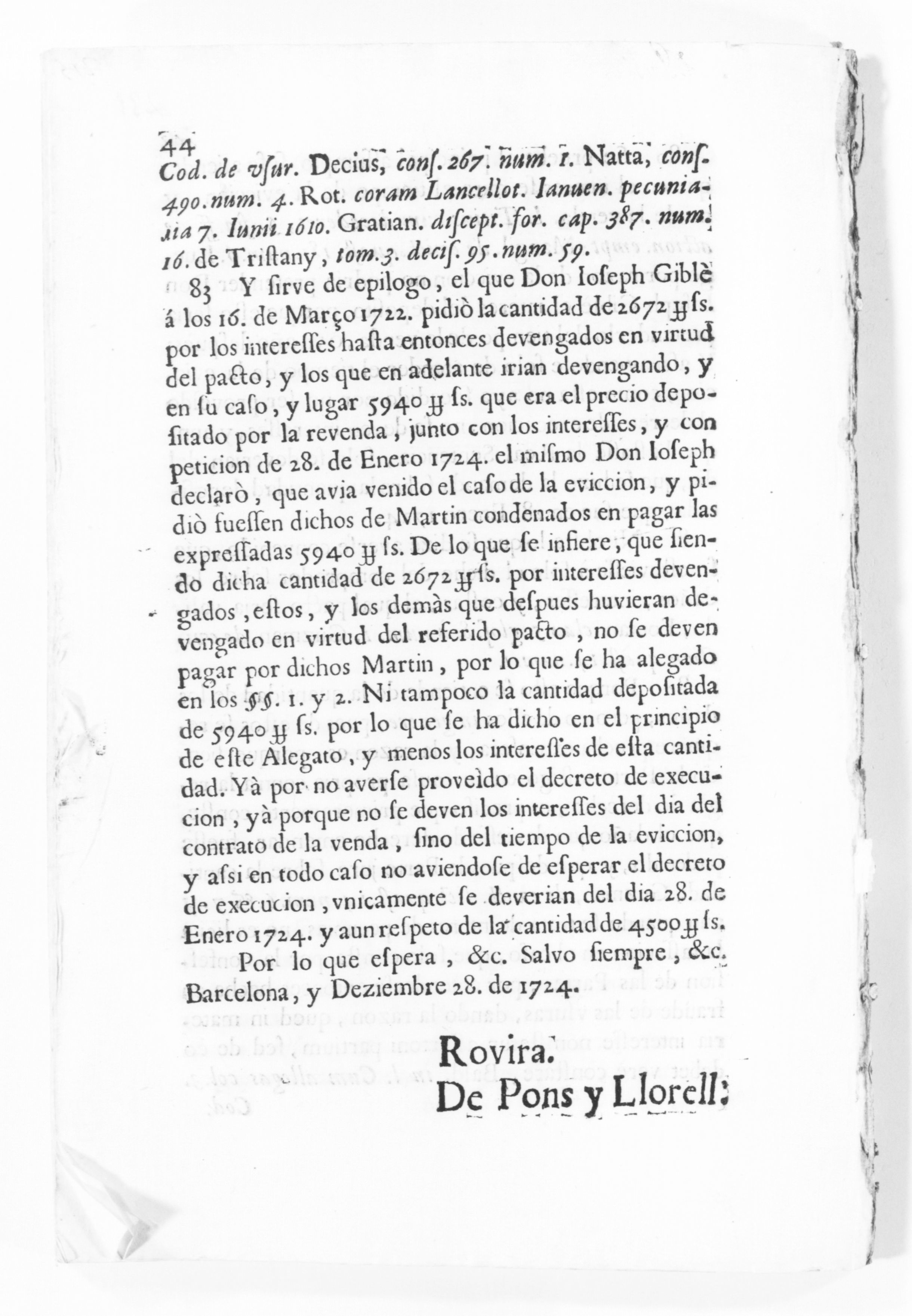 Scanned image of the current content page