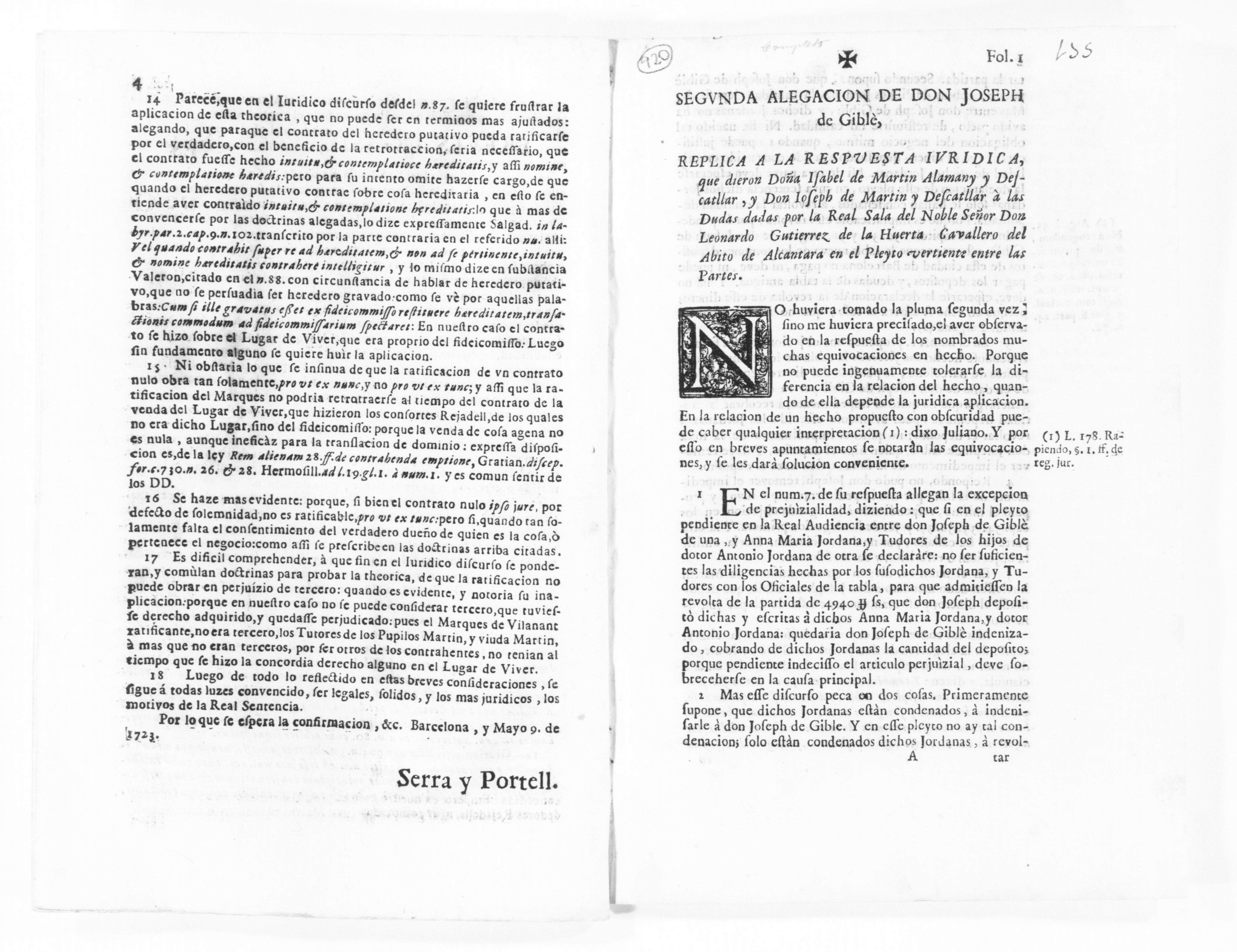 Scanned image of the current content page