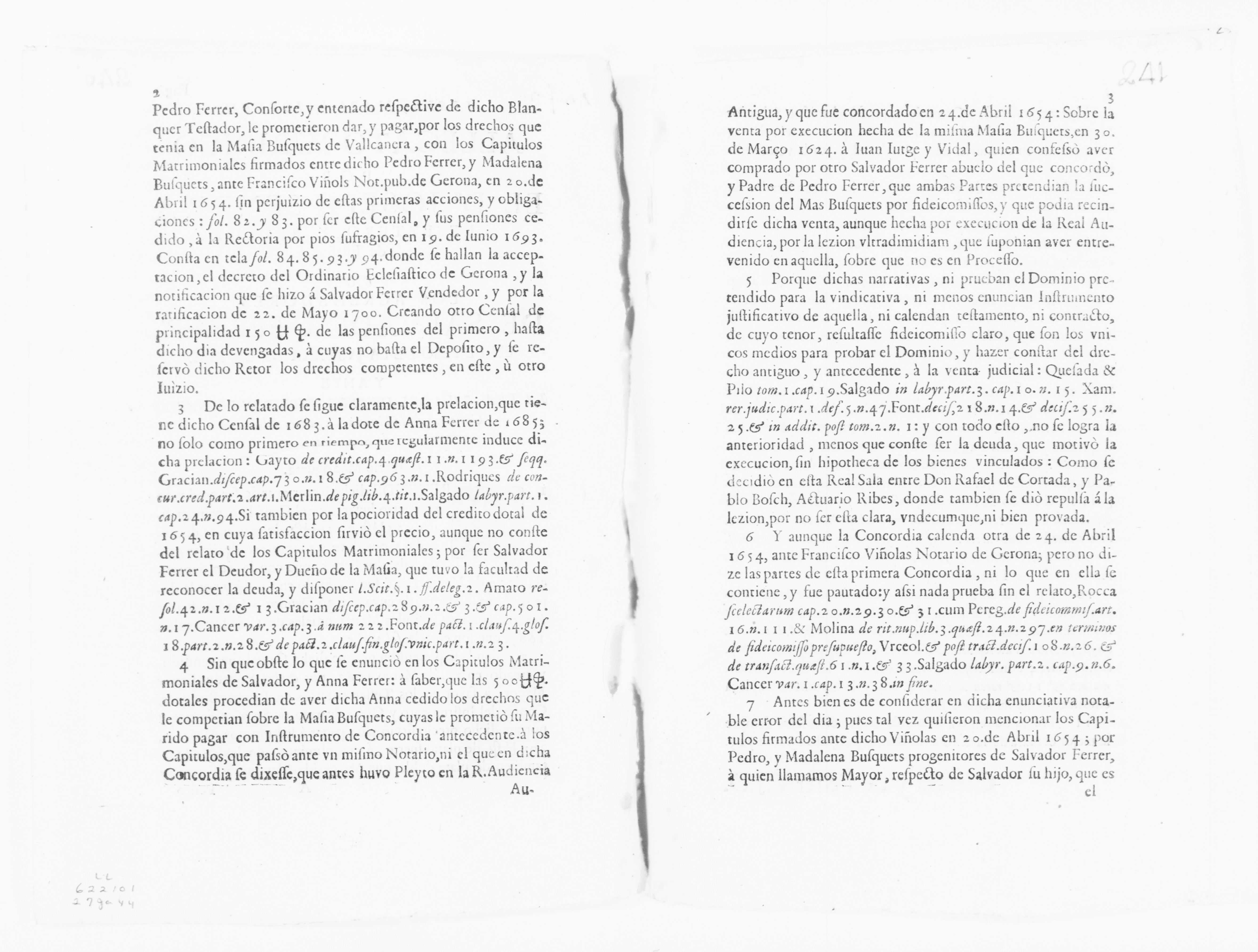 Scanned image of the current content page