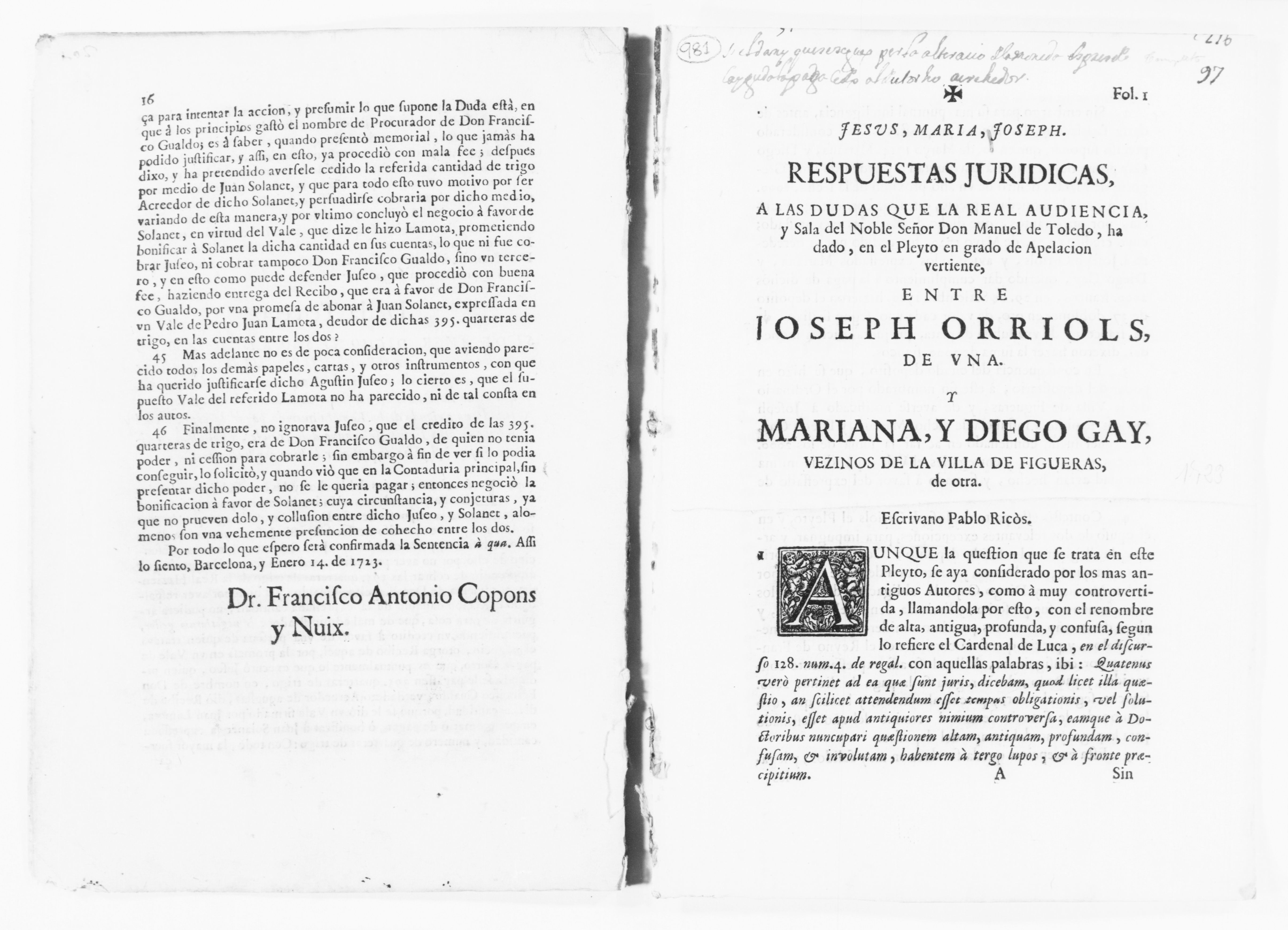 Scanned image of the current content page