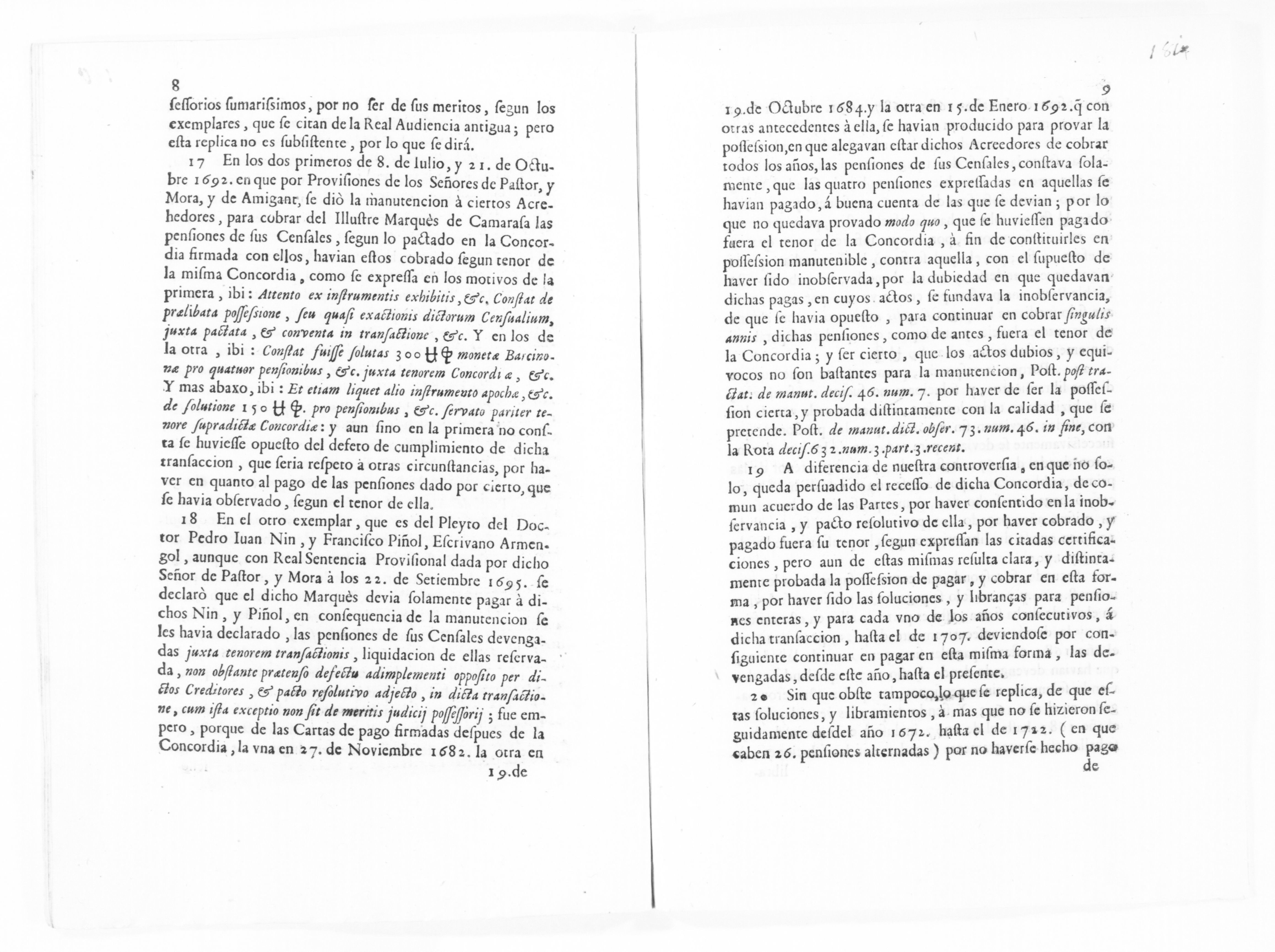 Scanned image of the current content page