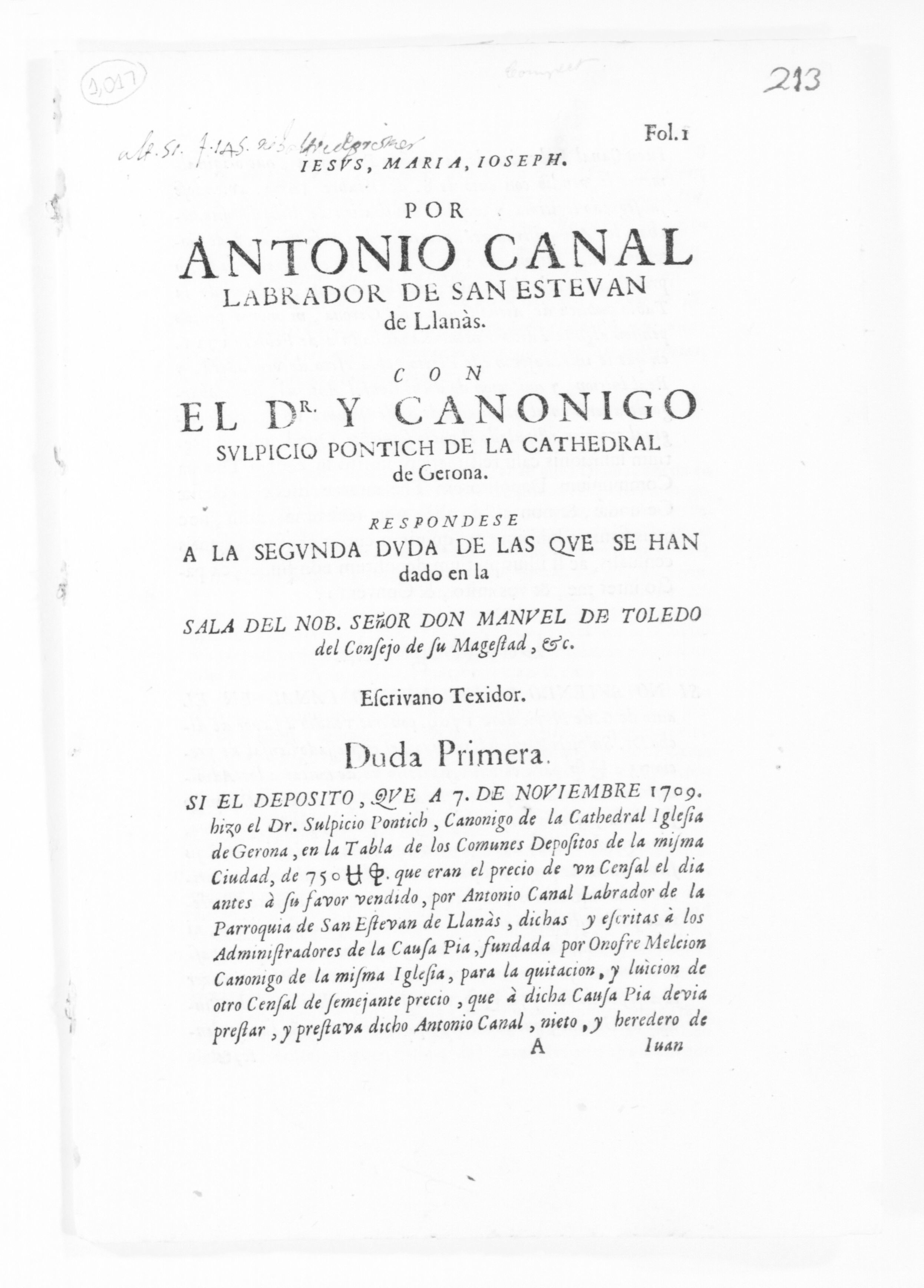 Scanned image of the current content page