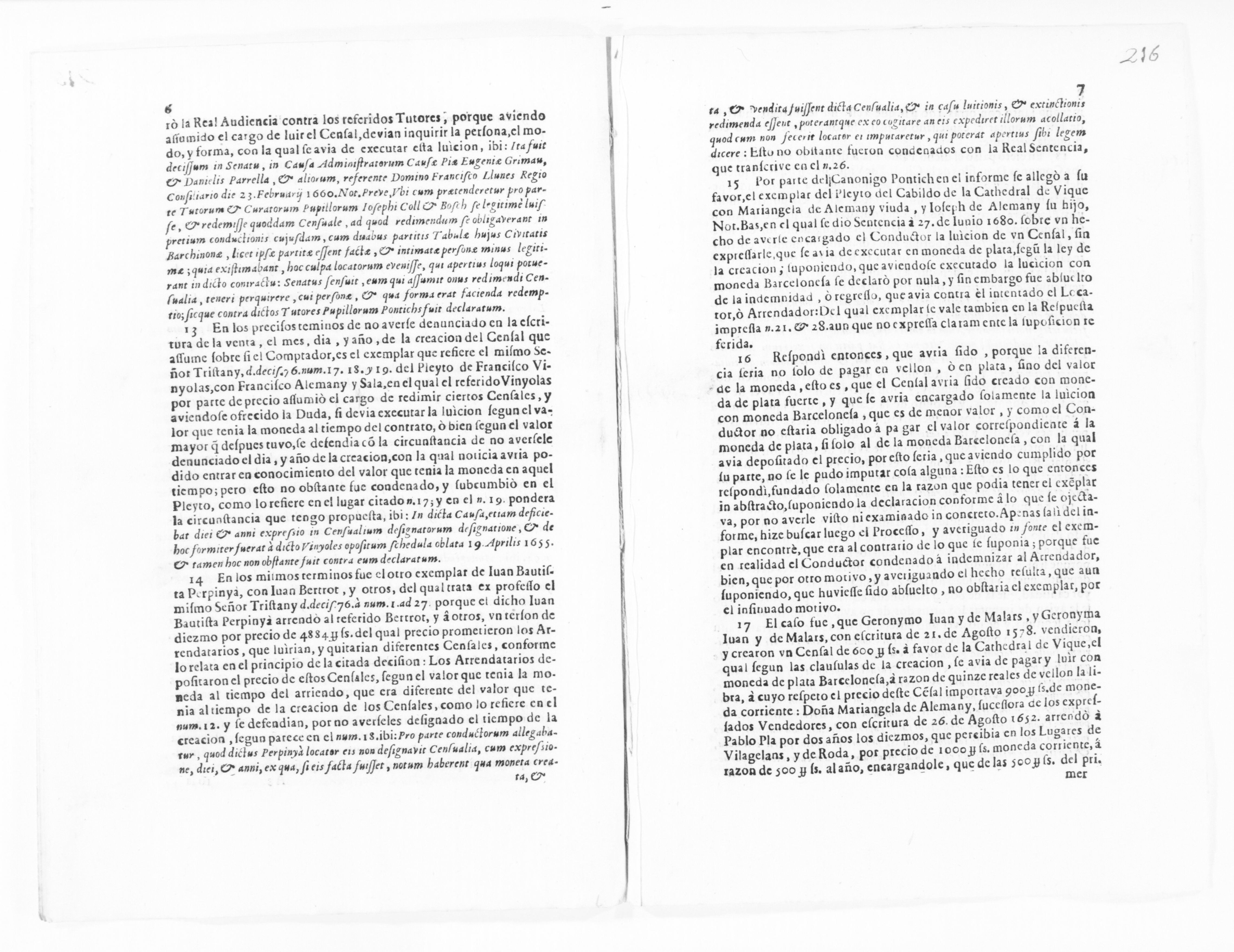 Scanned image of the current content page