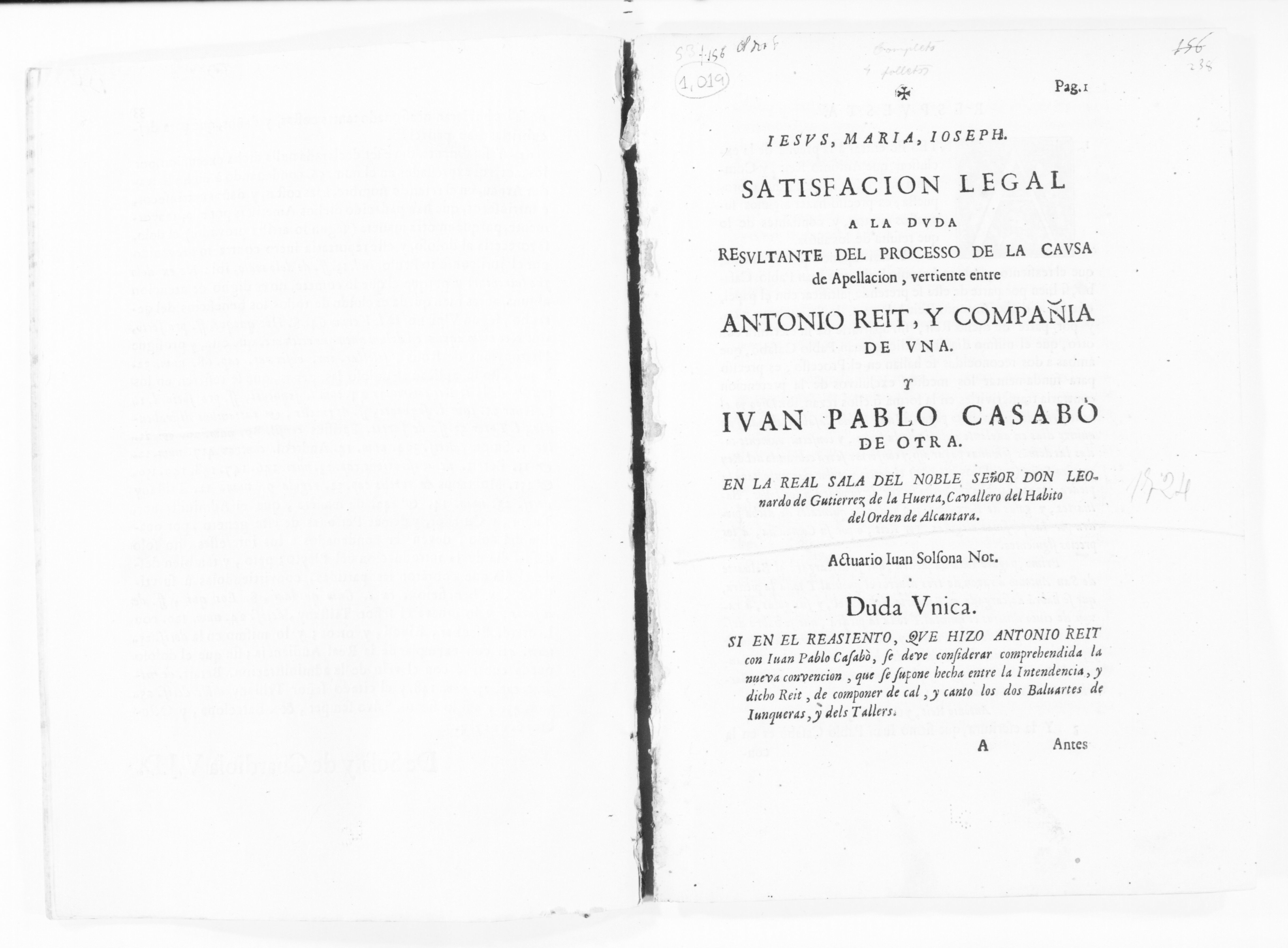 Scanned image of the current content page