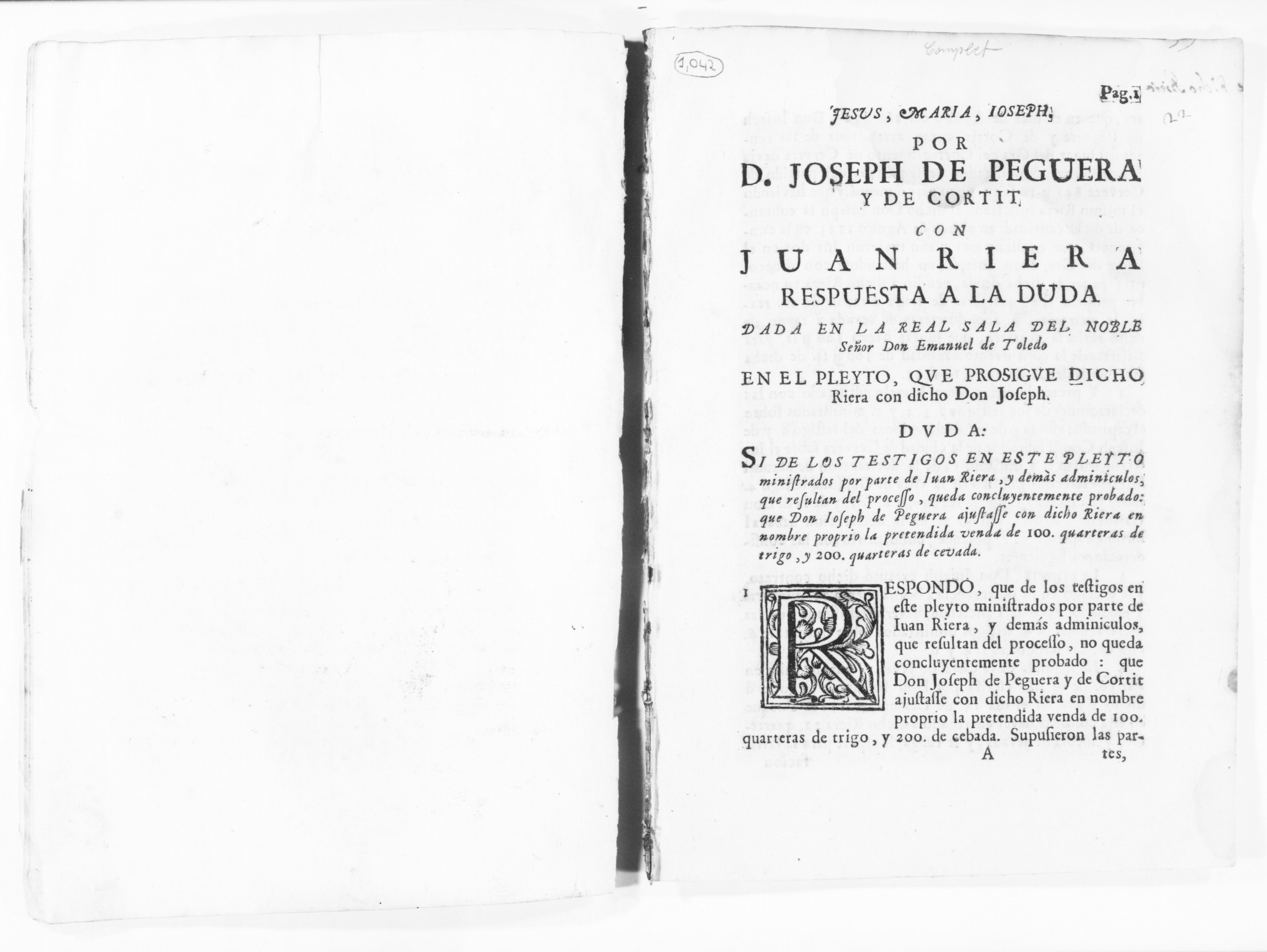 Scanned image of the current content page