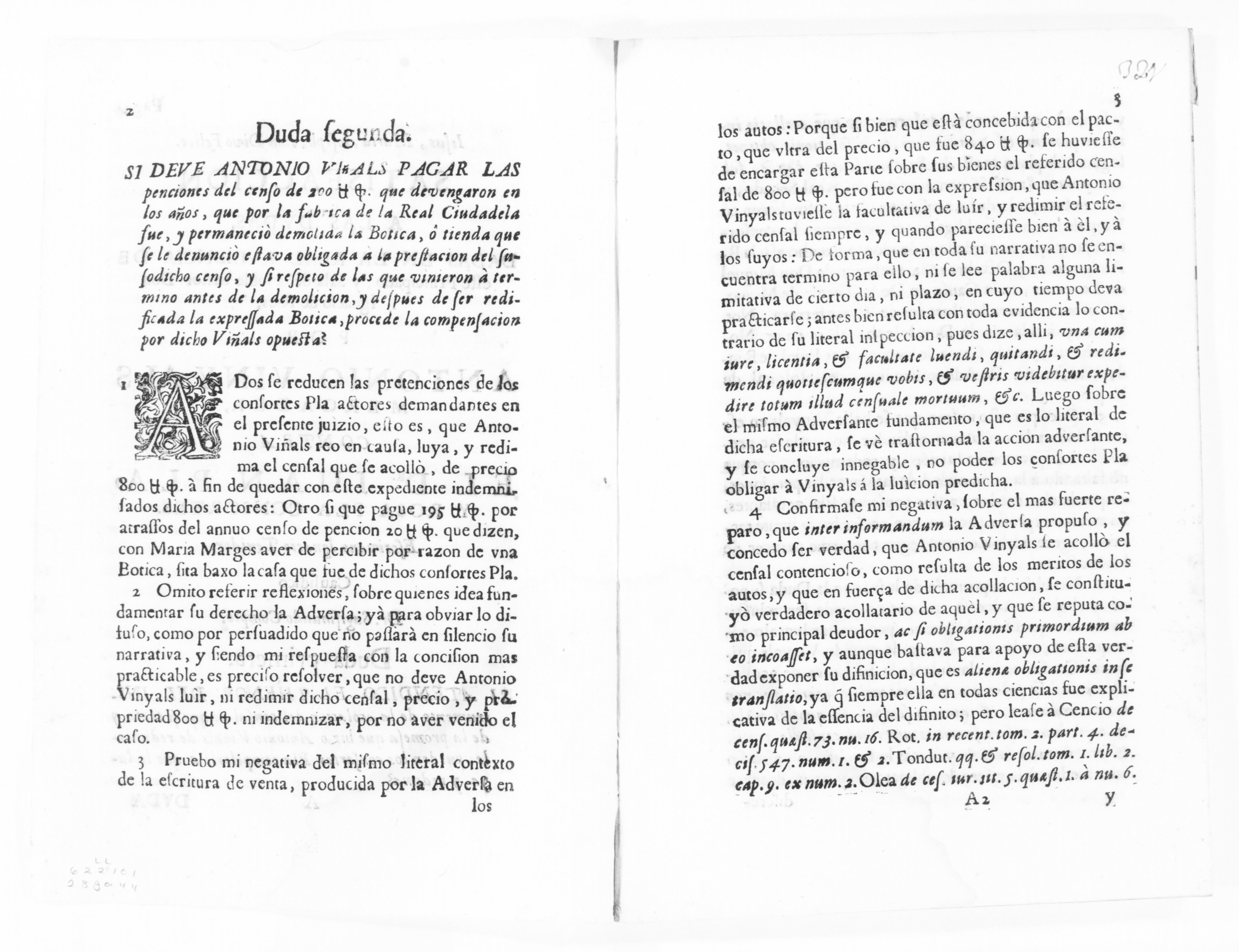 Scanned image of the current content page