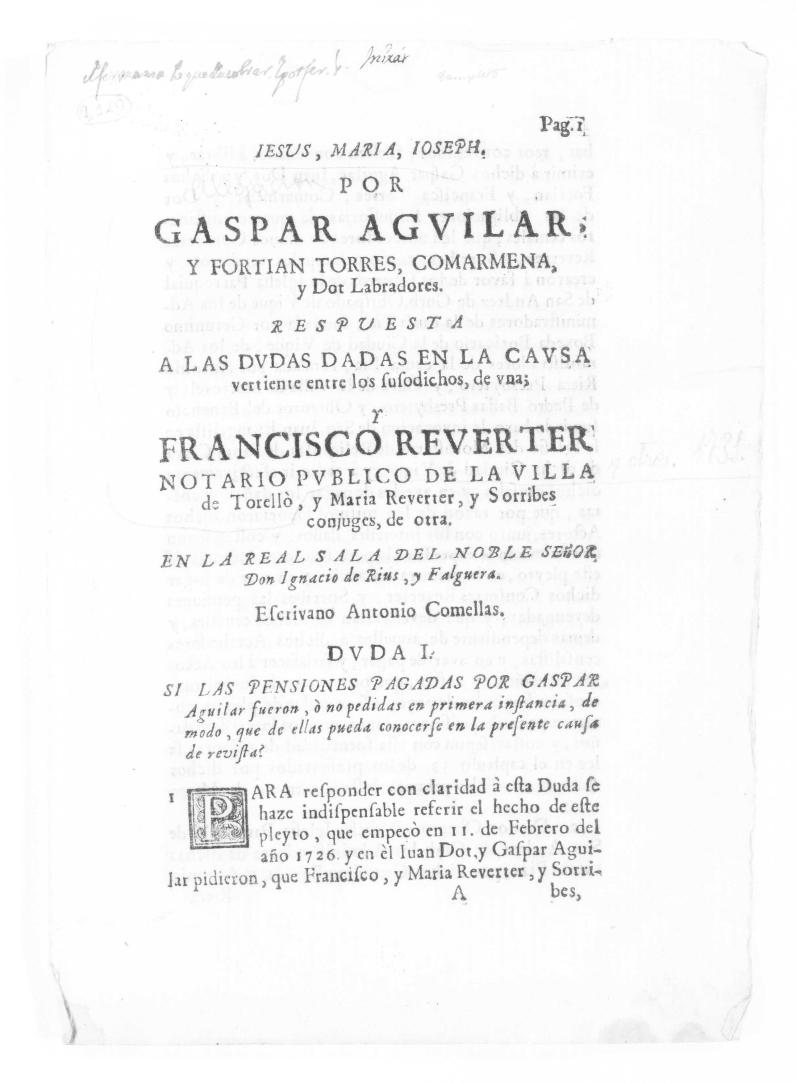 Scanned image of the current content page