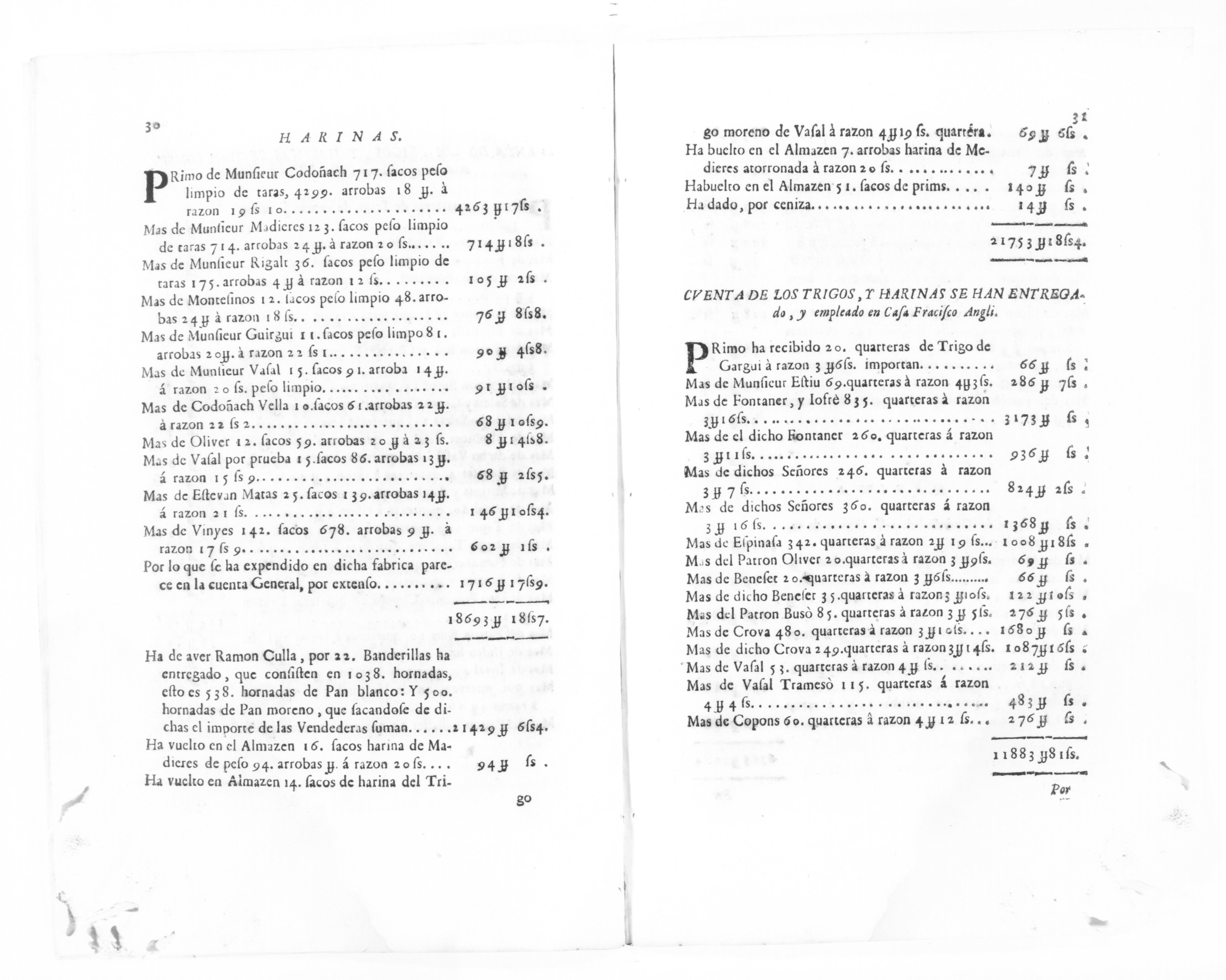 Scanned image of the current content page