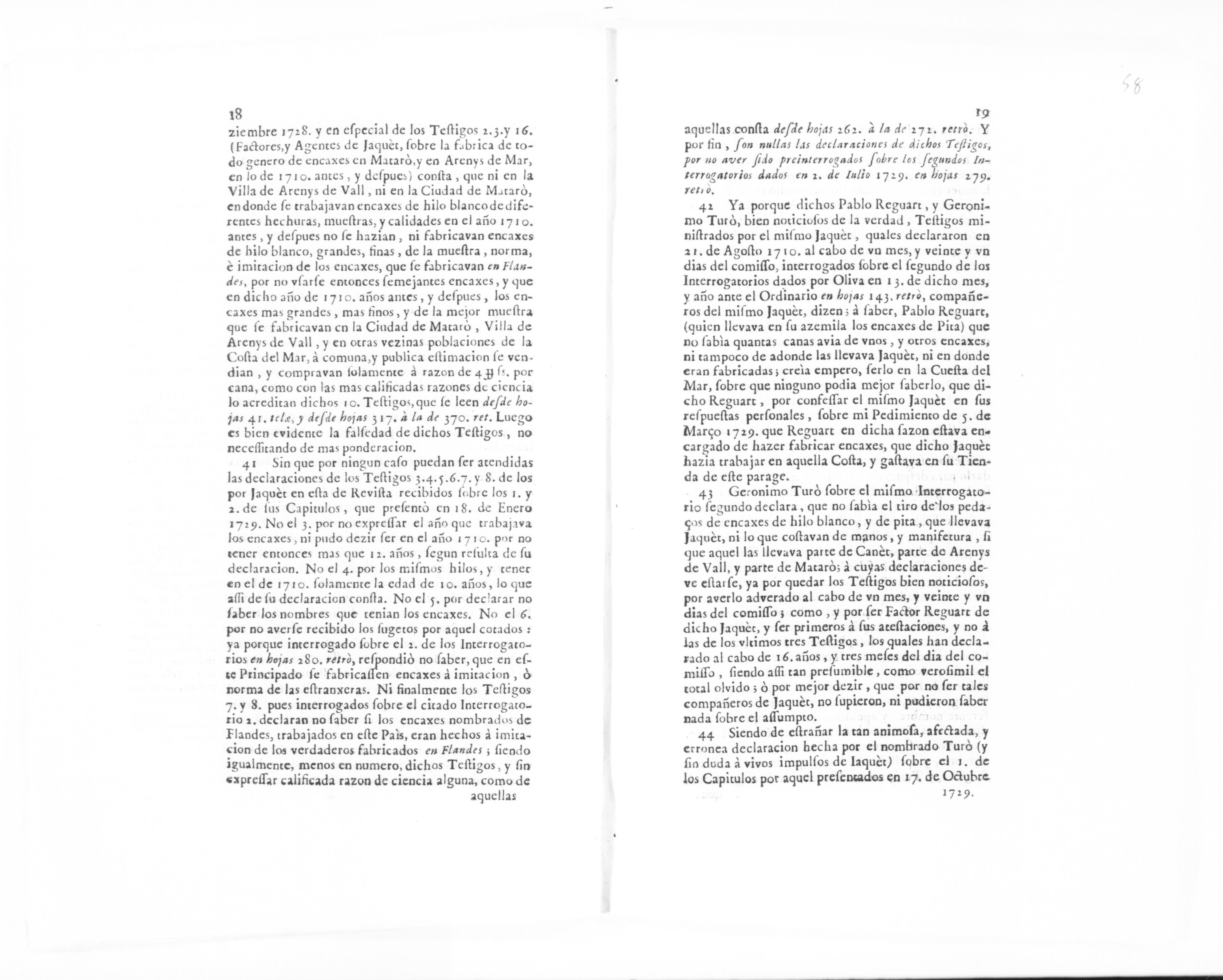 Scanned image of the current content page