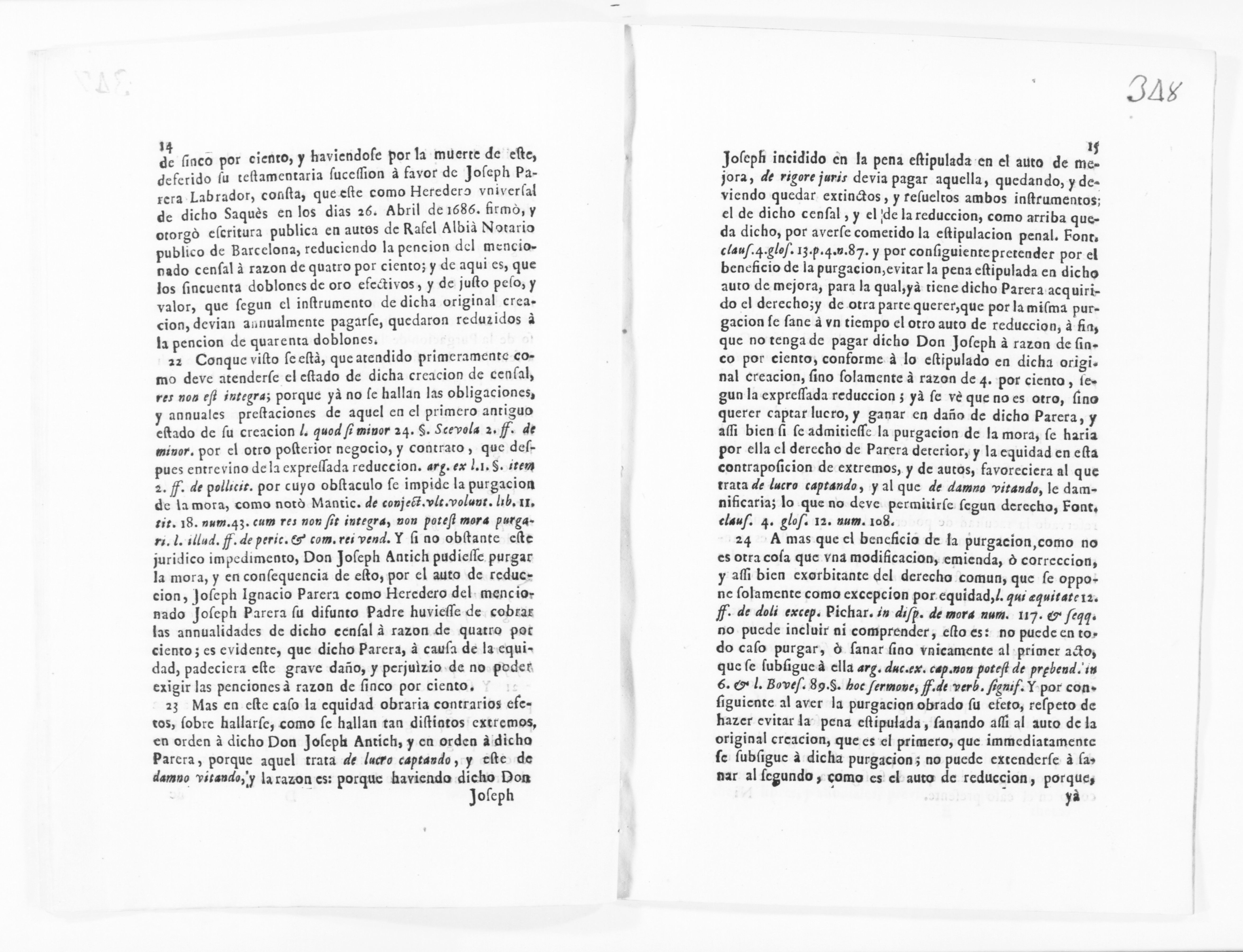 Scanned image of the current content page