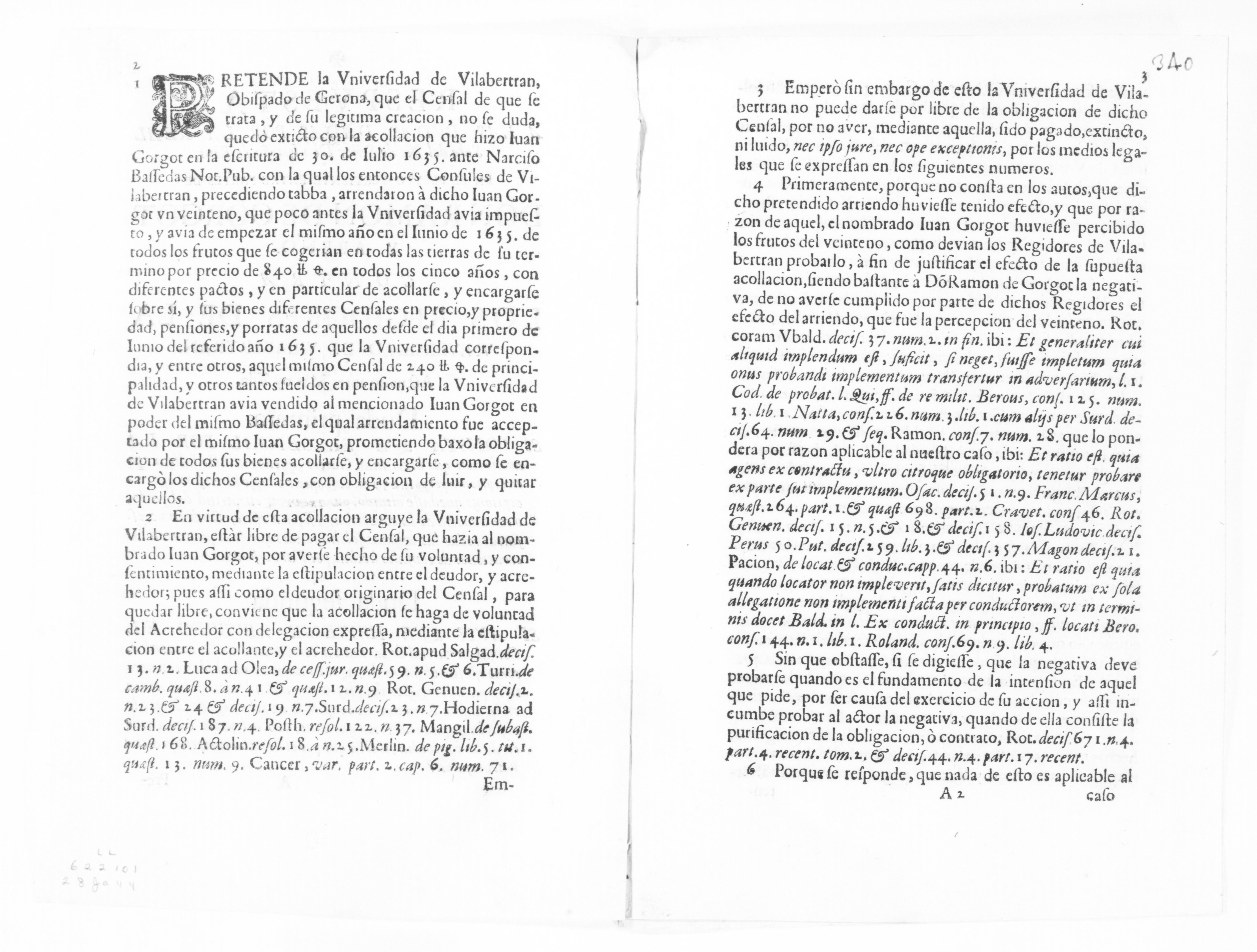 Scanned image of the current content page