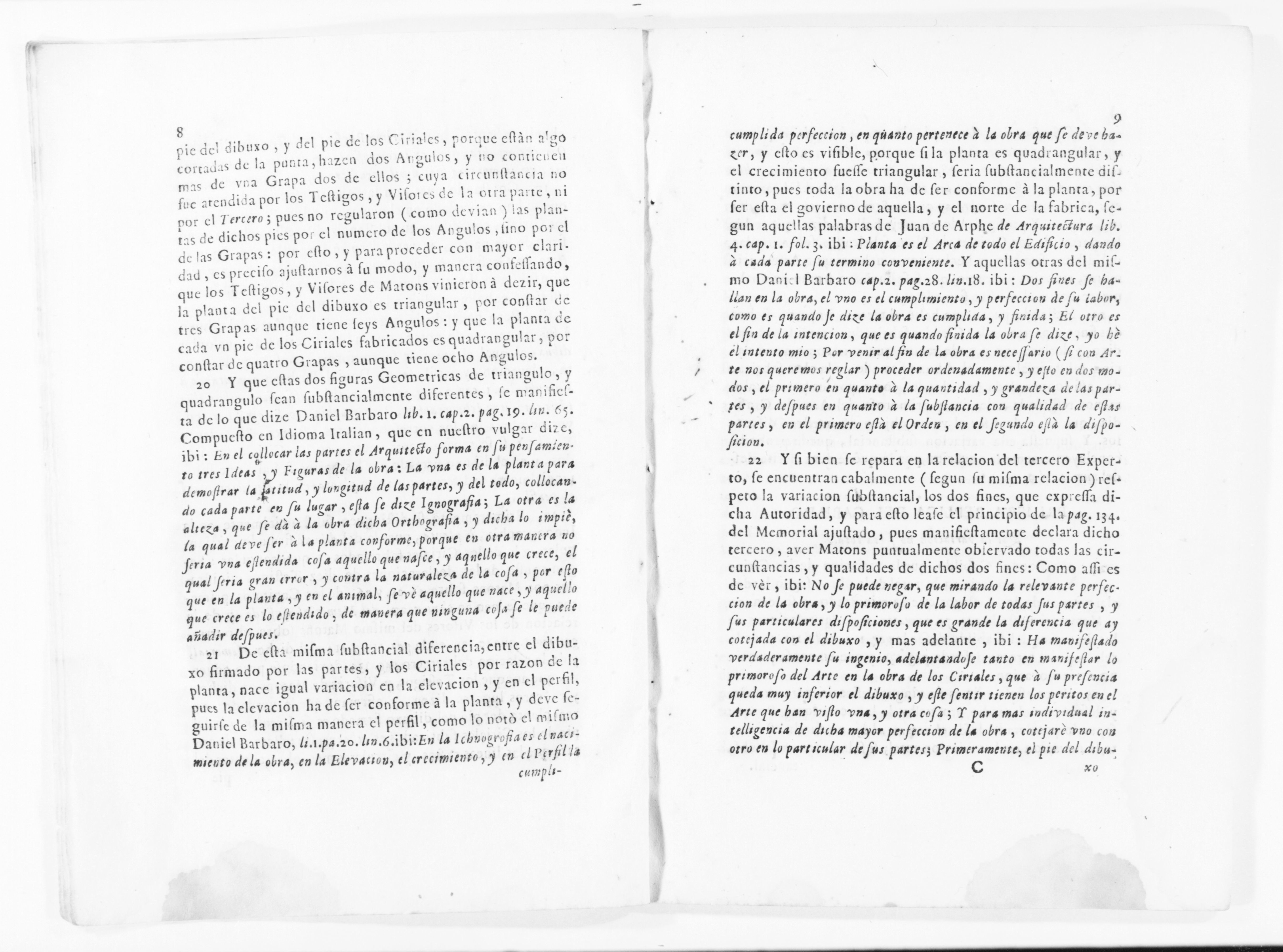 Scanned image of the current content page