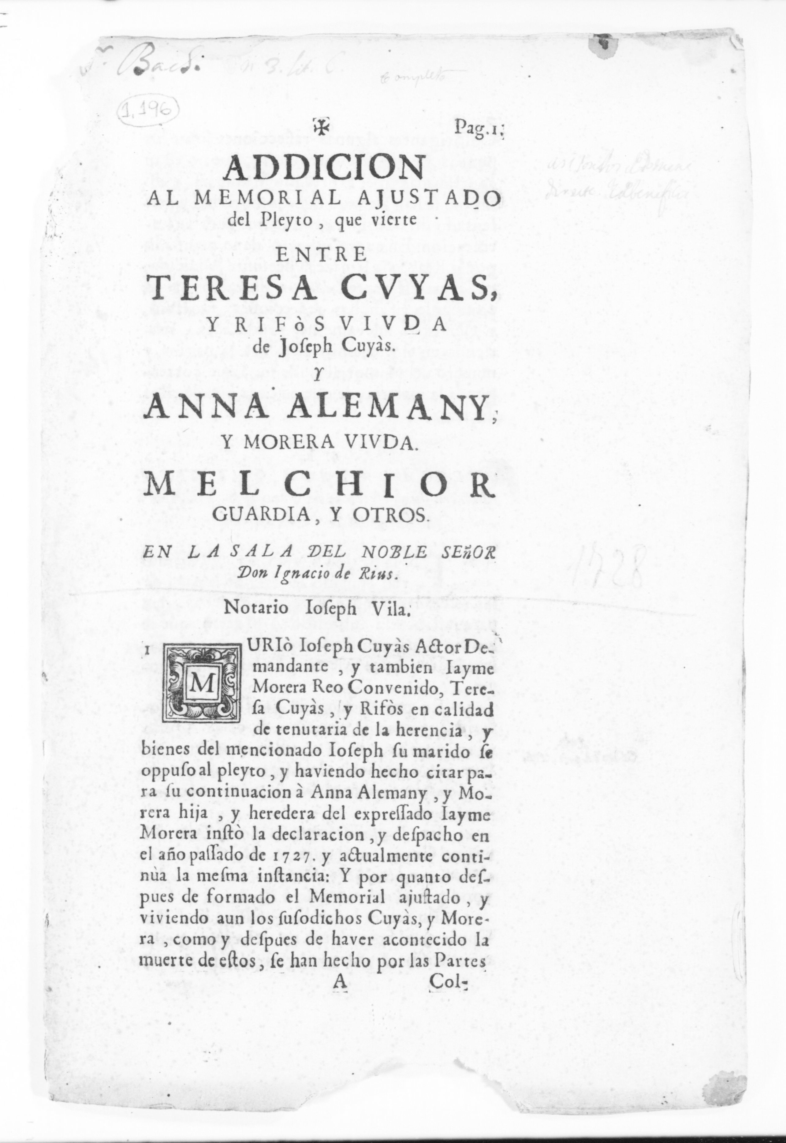 Scanned image of the current content page