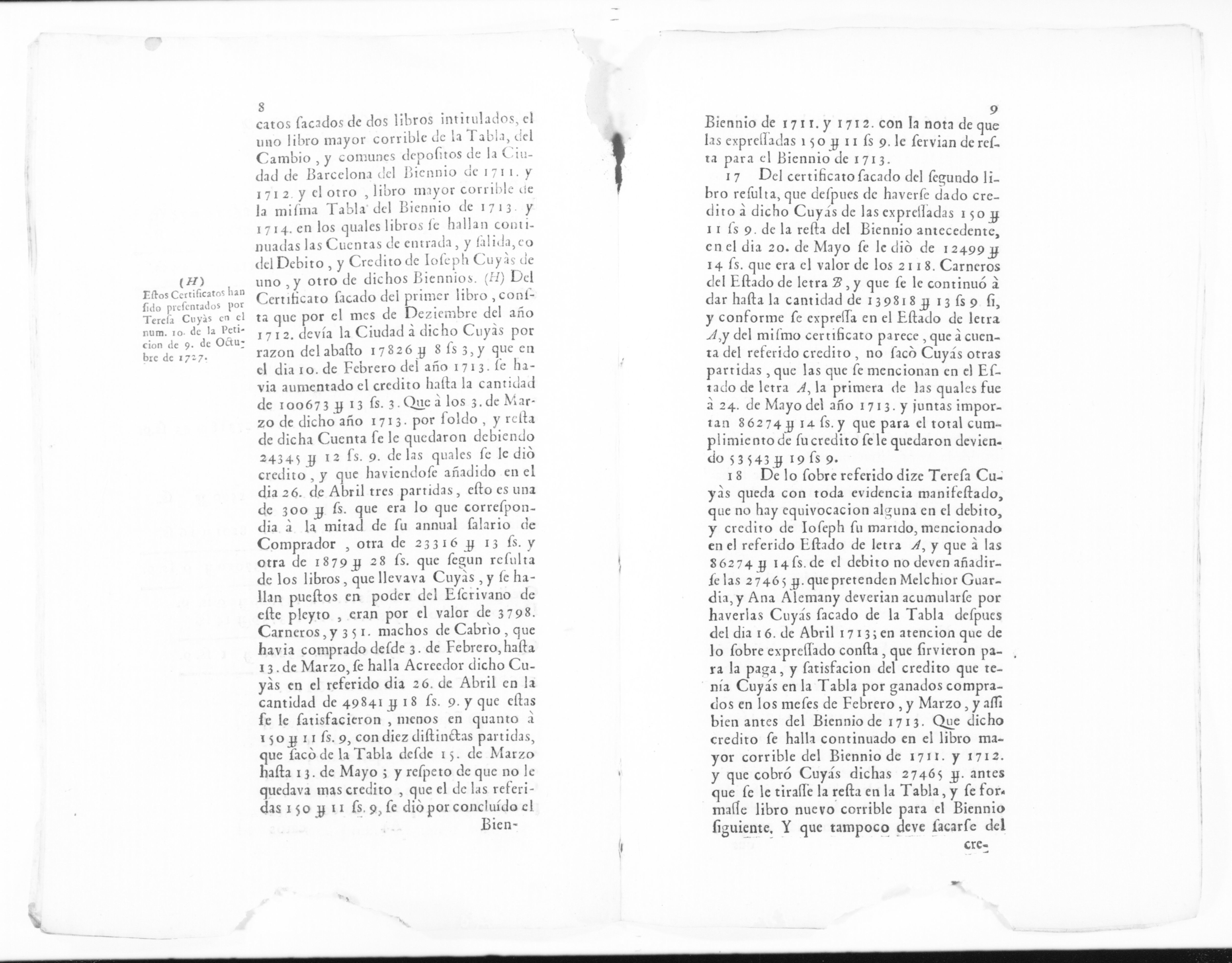 Scanned image of the current content page