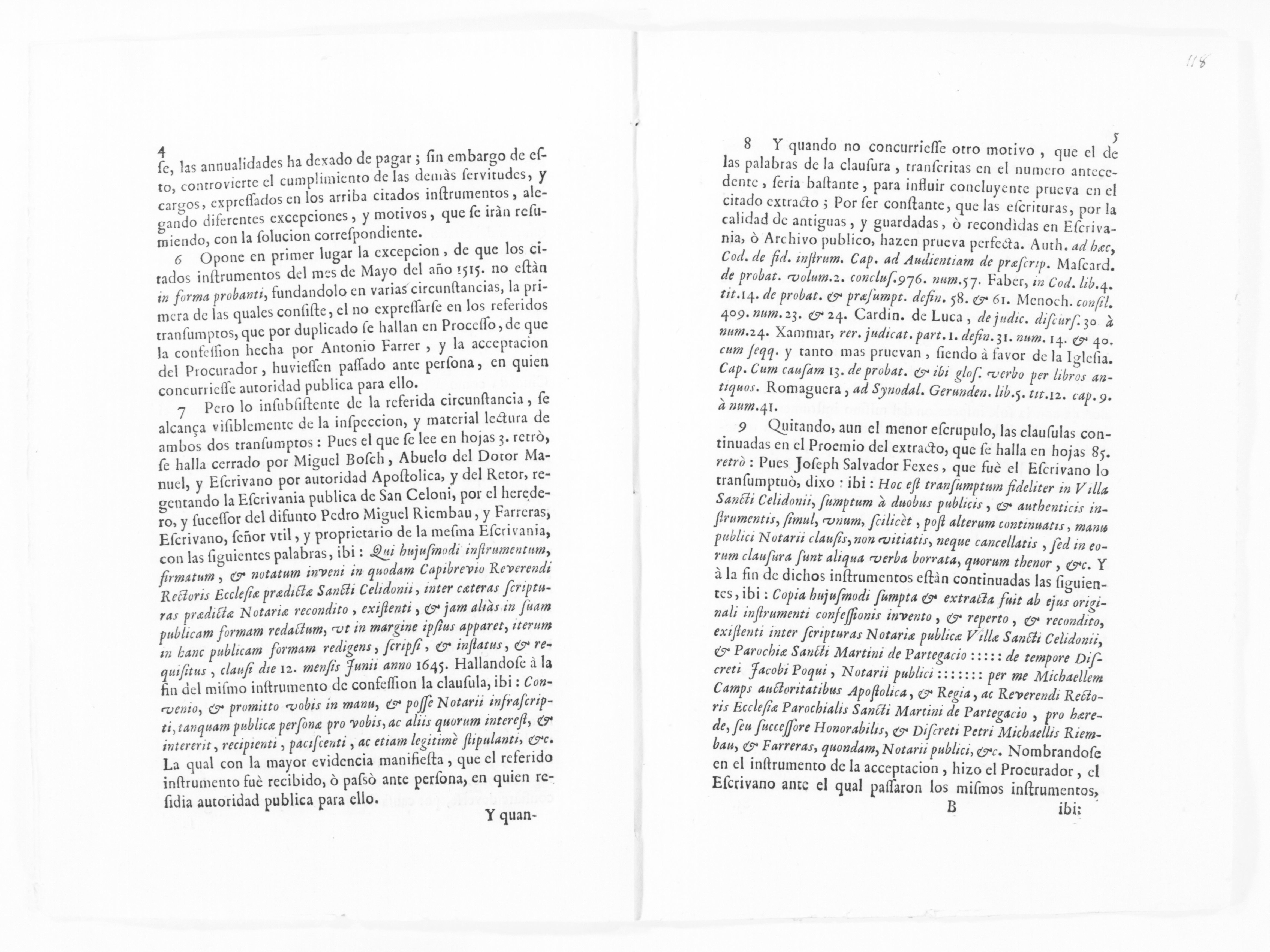 Scanned image of the current content page