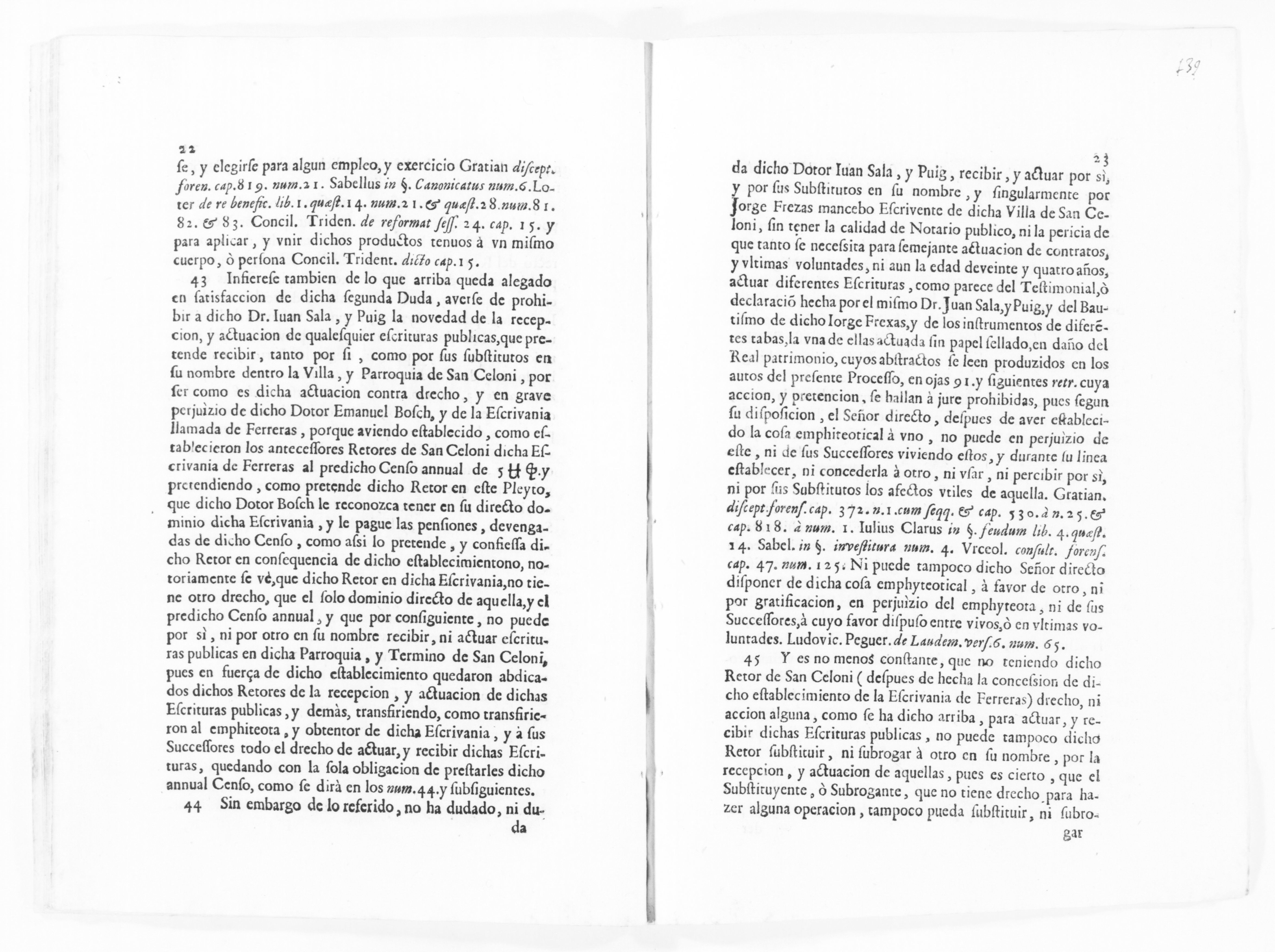 Scanned image of the current content page