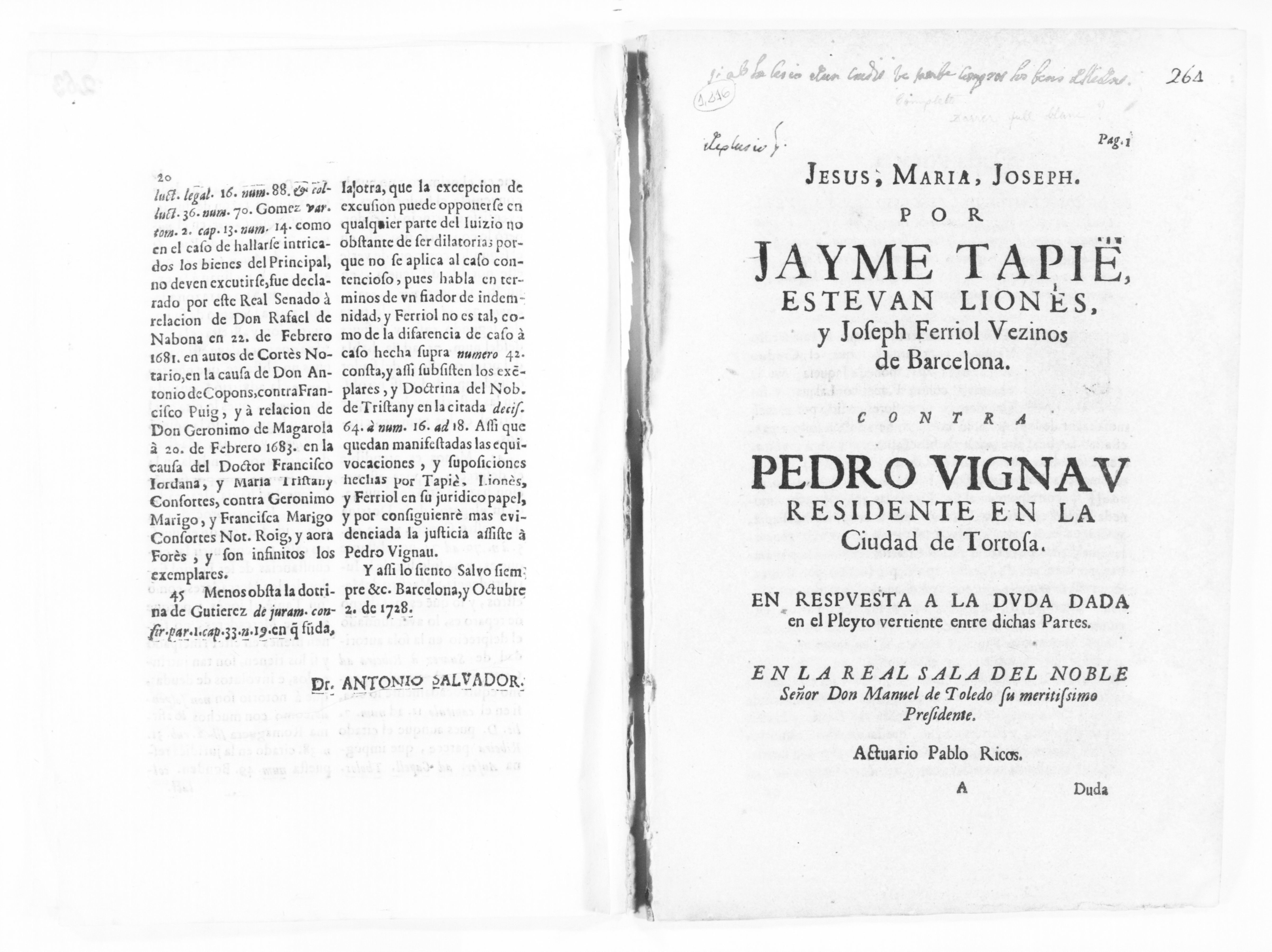 Scanned image of the current content page