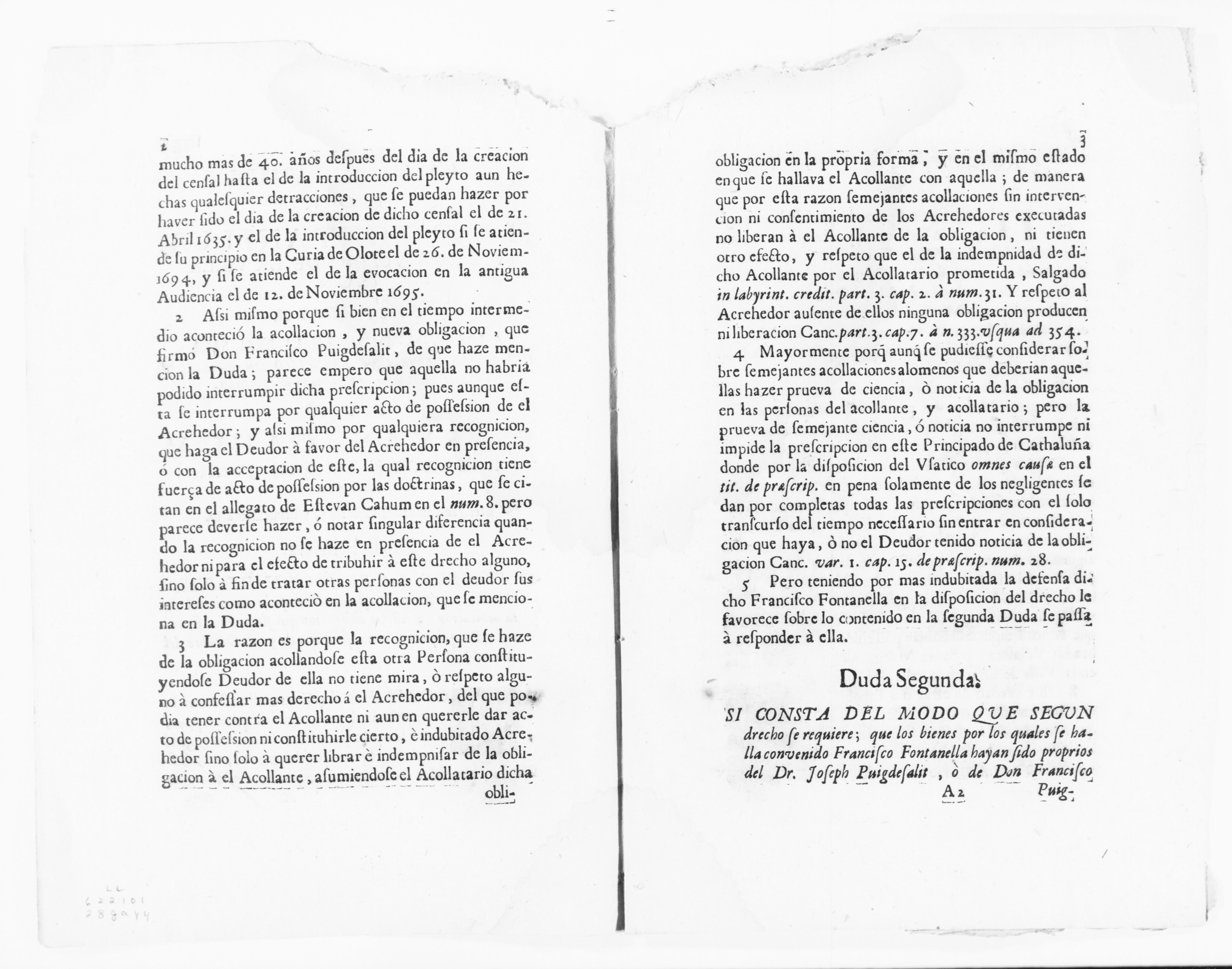 Scanned image of the current content page