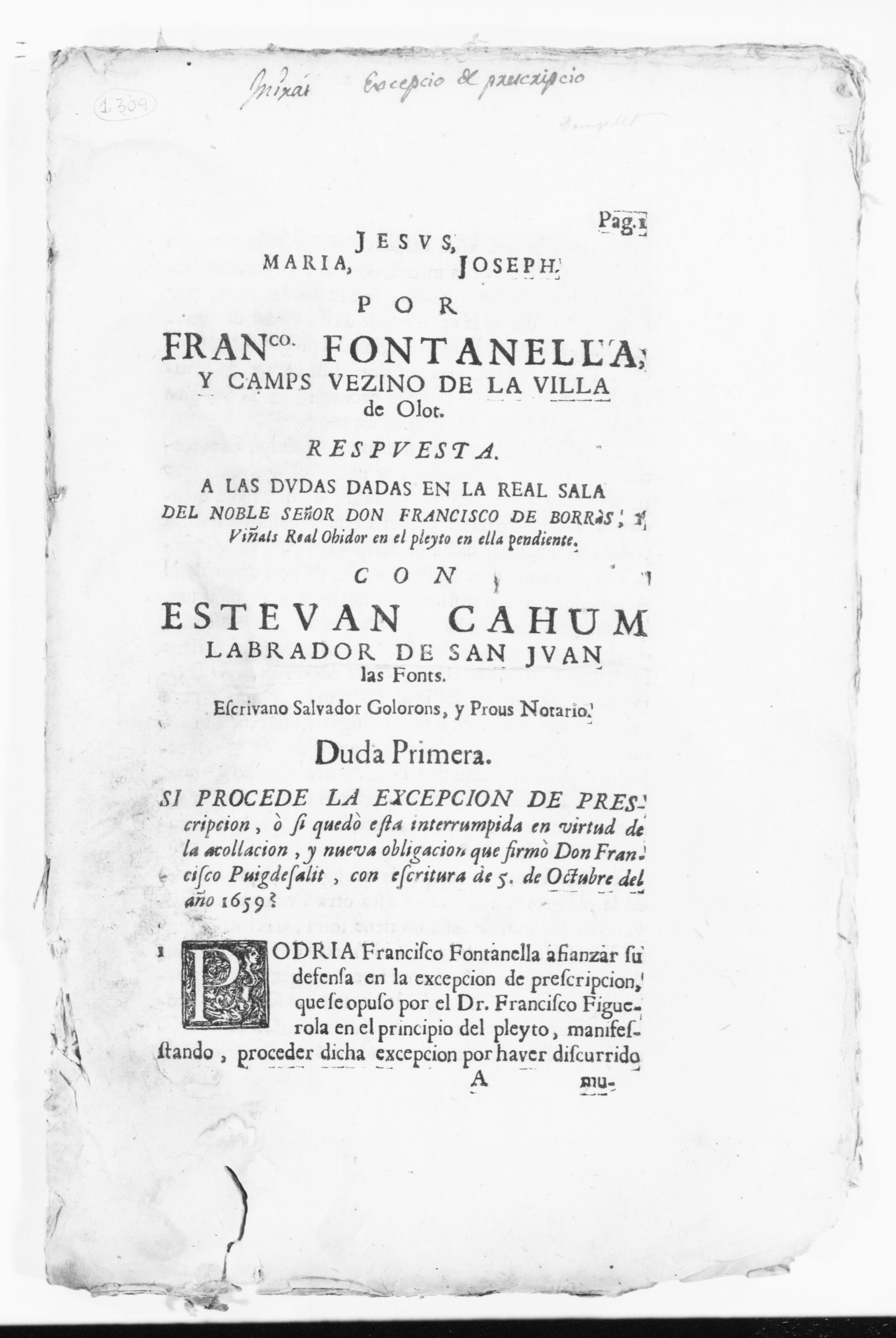 Scanned image of the current content page