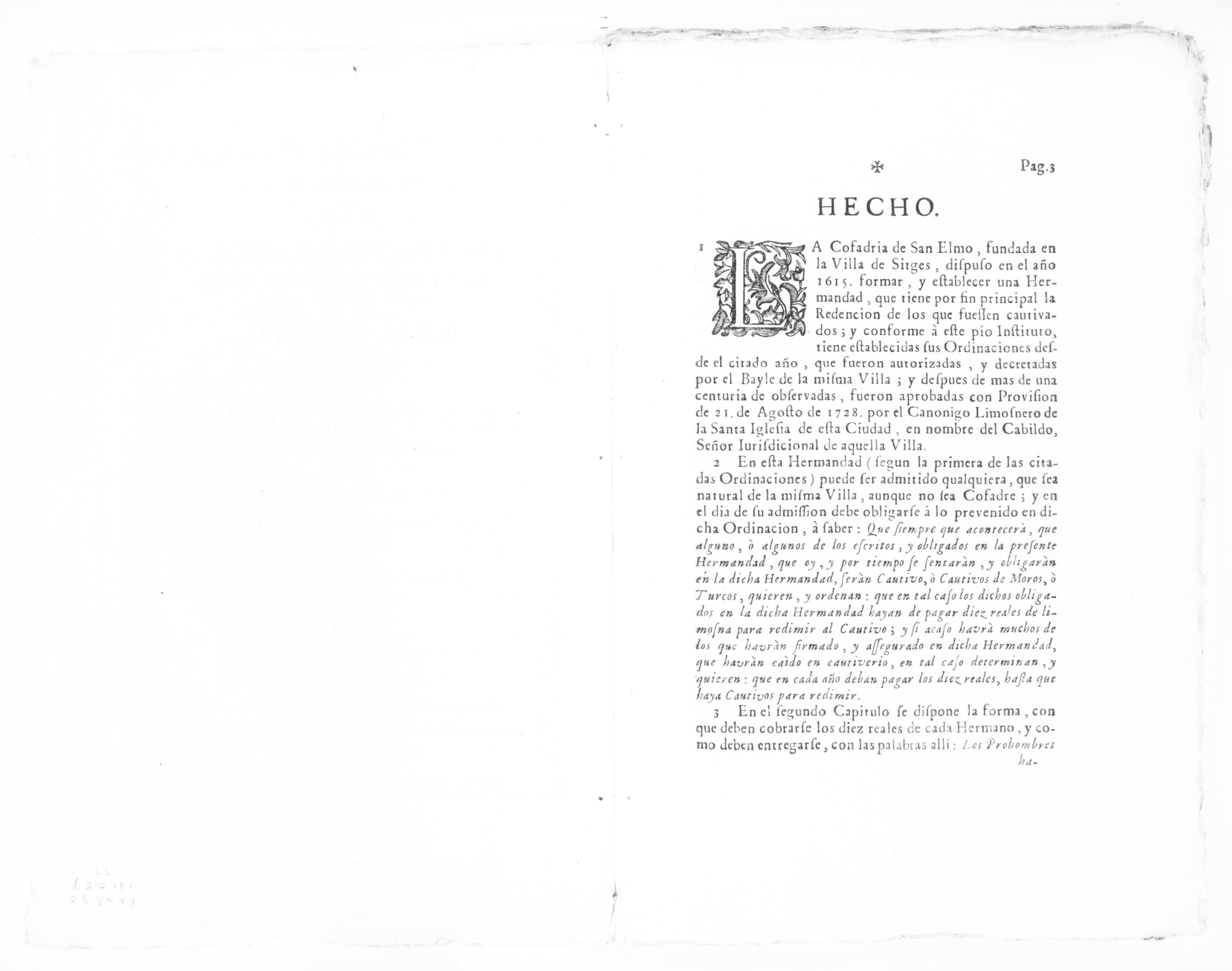 Scanned image of the current content page