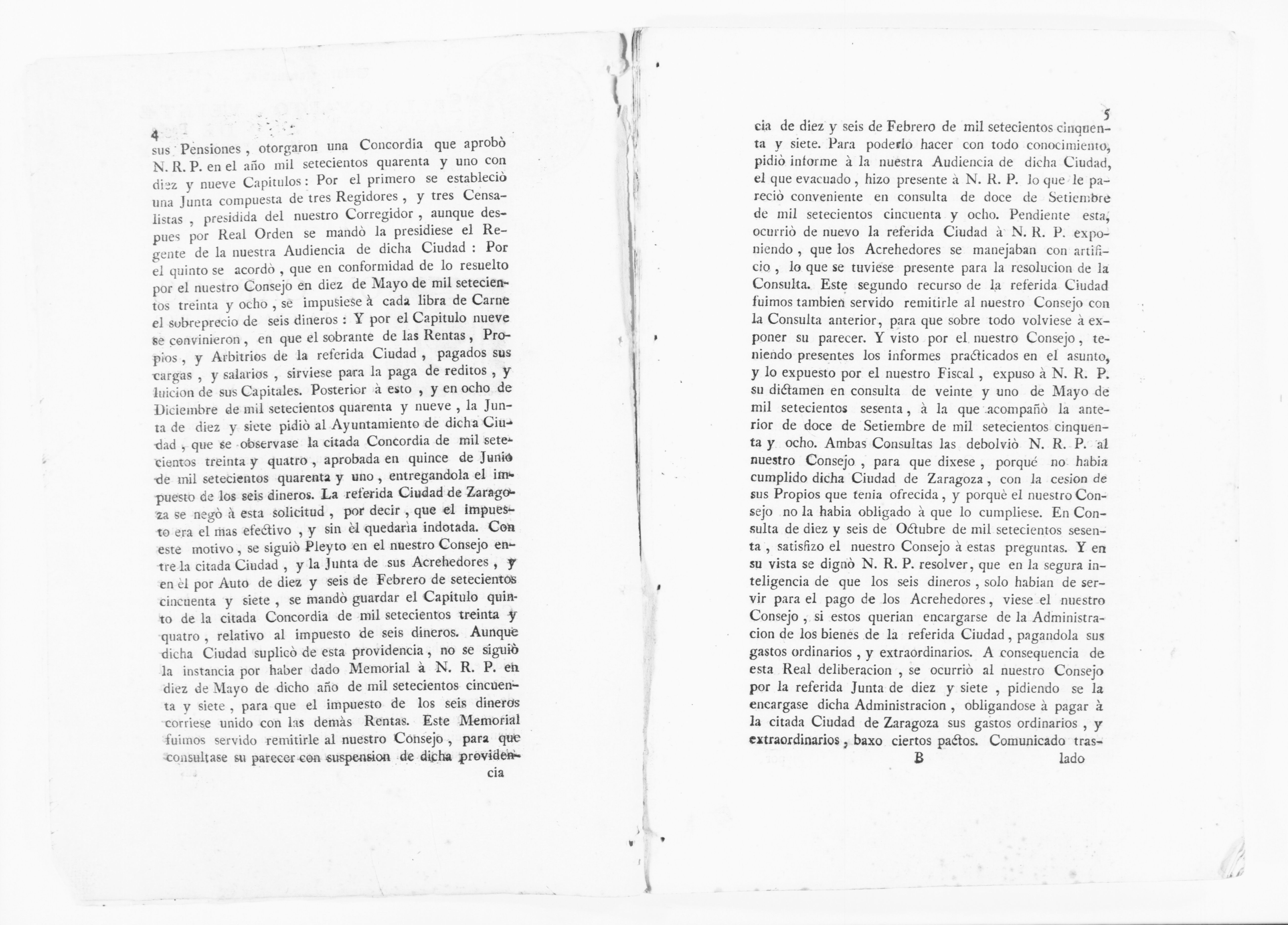 Scanned image of the current content page
