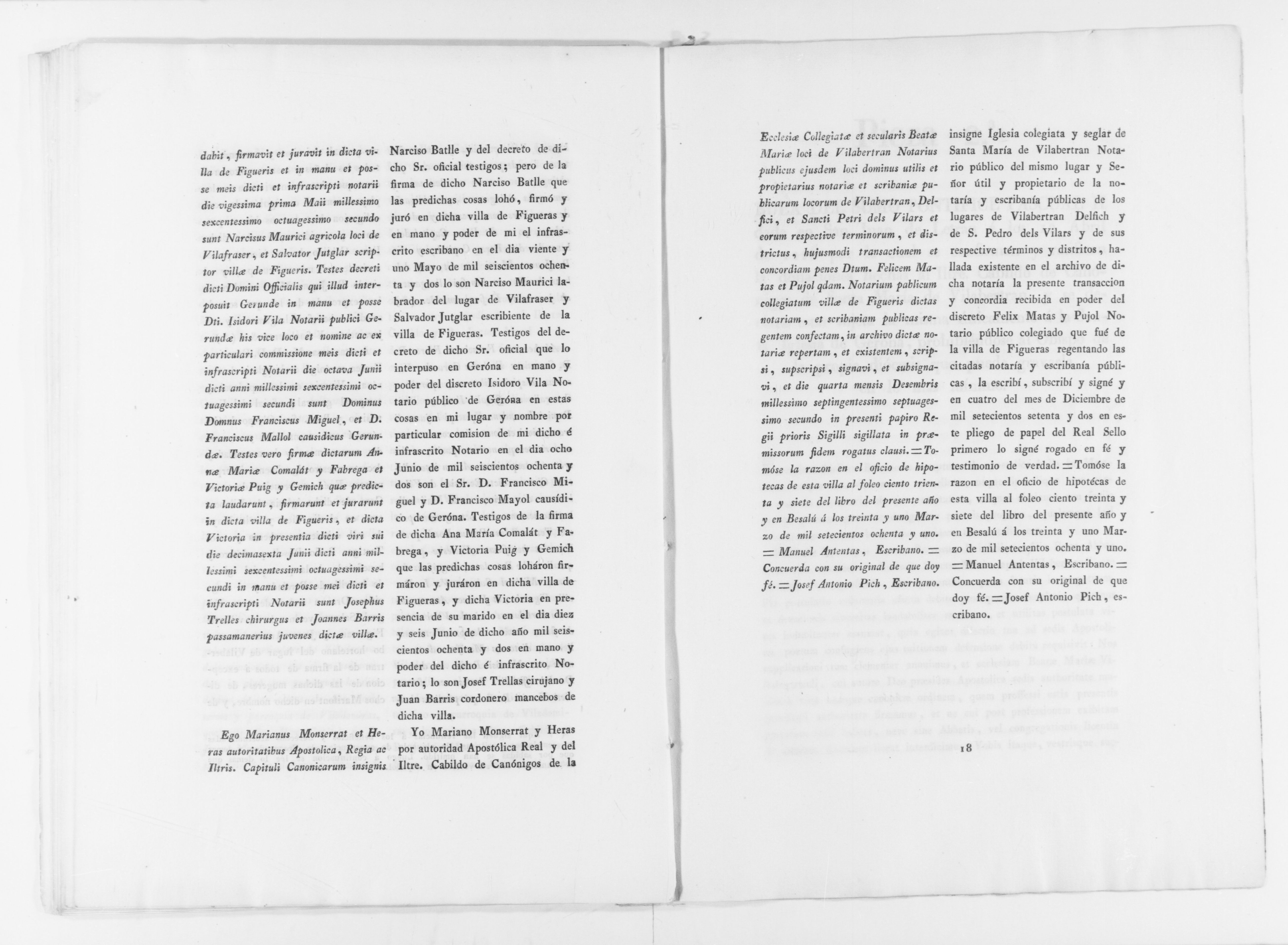 Scanned image of the current content page