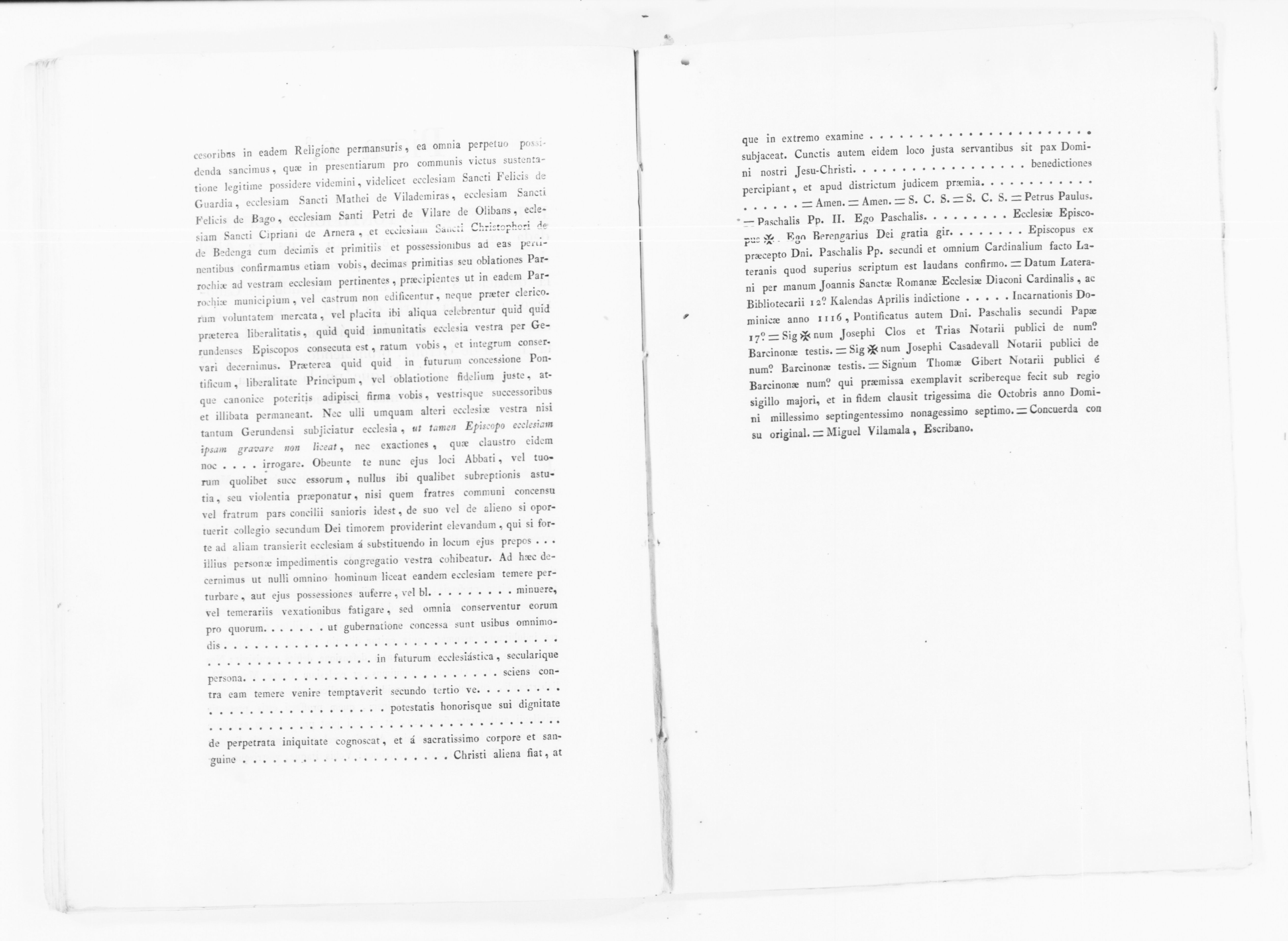 Scanned image of the current content page