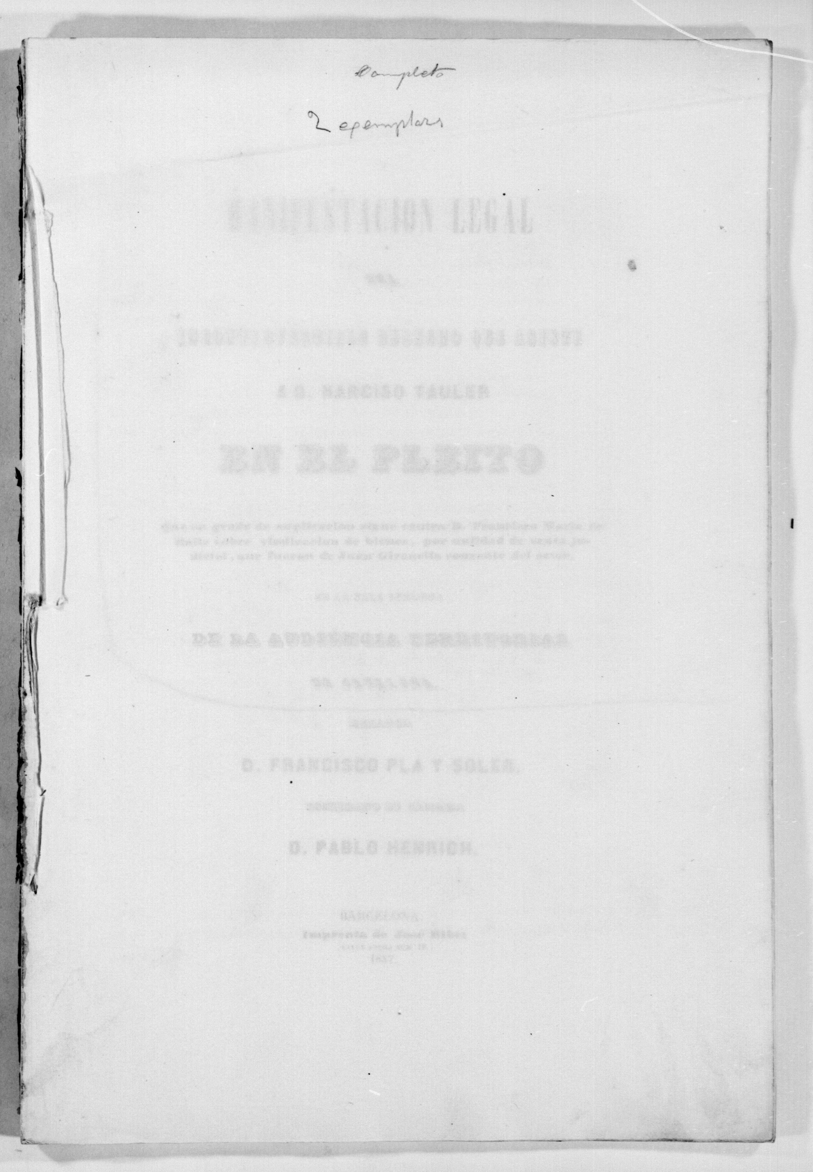 Scanned image of the current content page