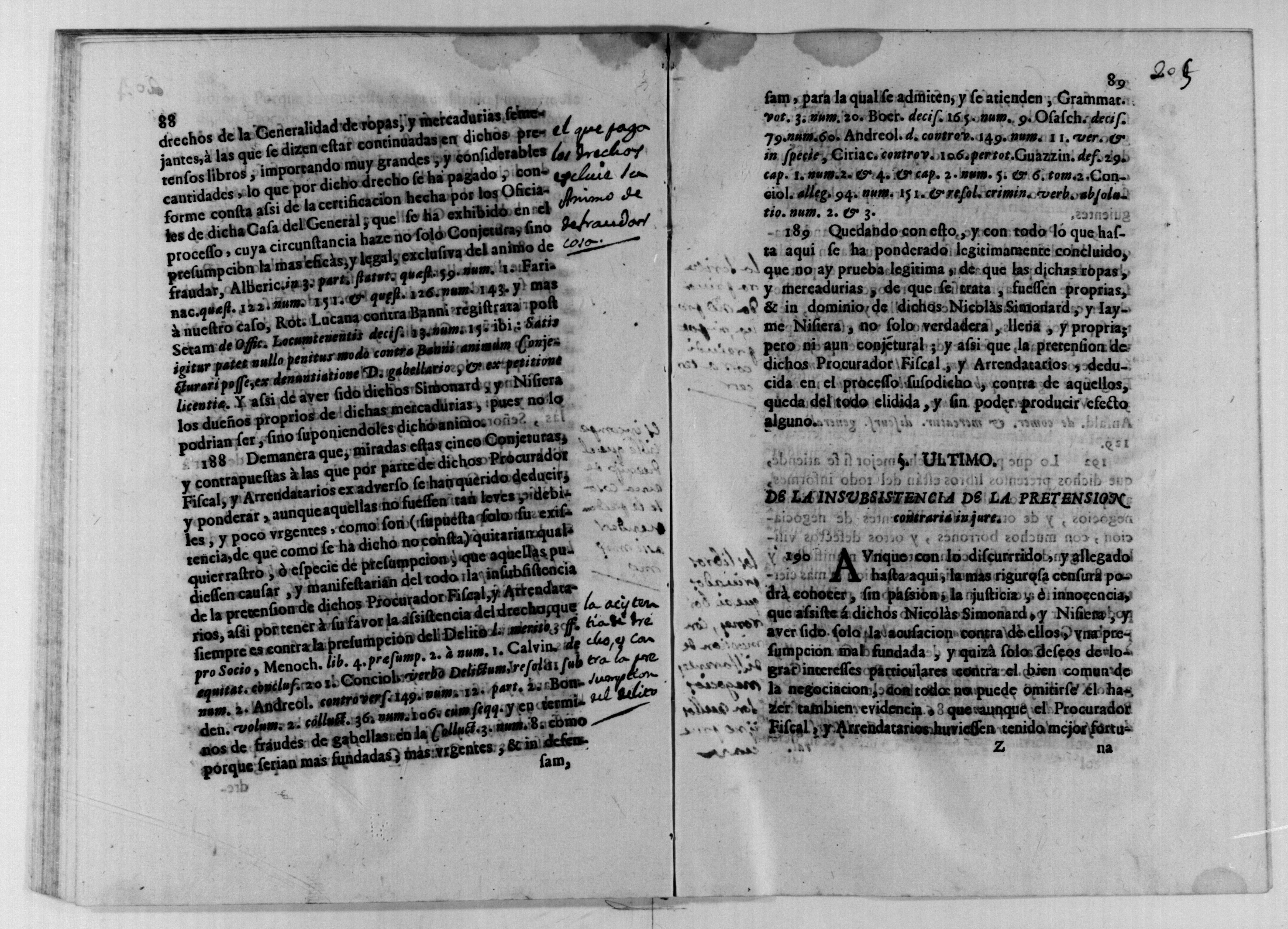 Scanned image of the current content page