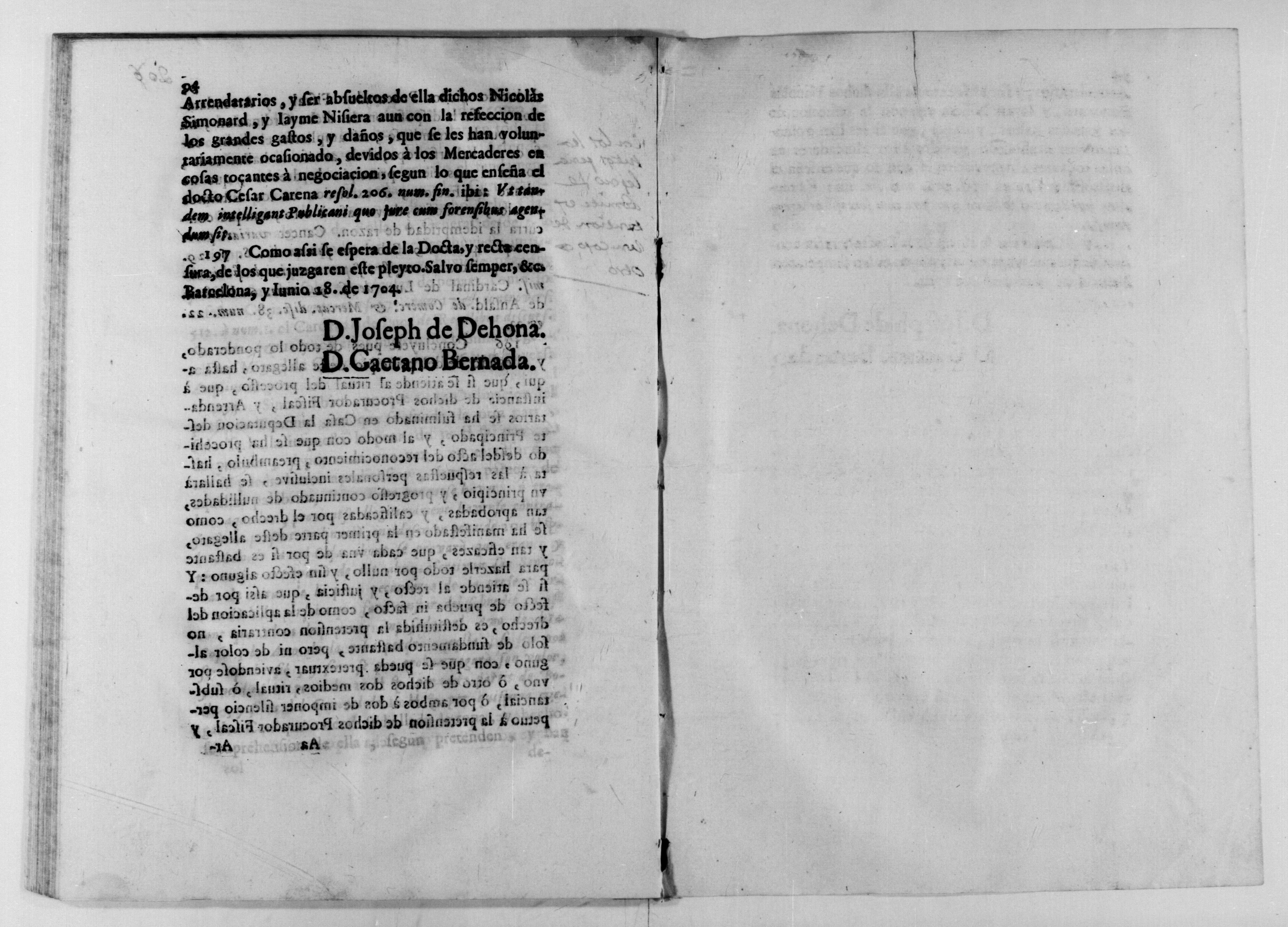 Scanned image of the current content page