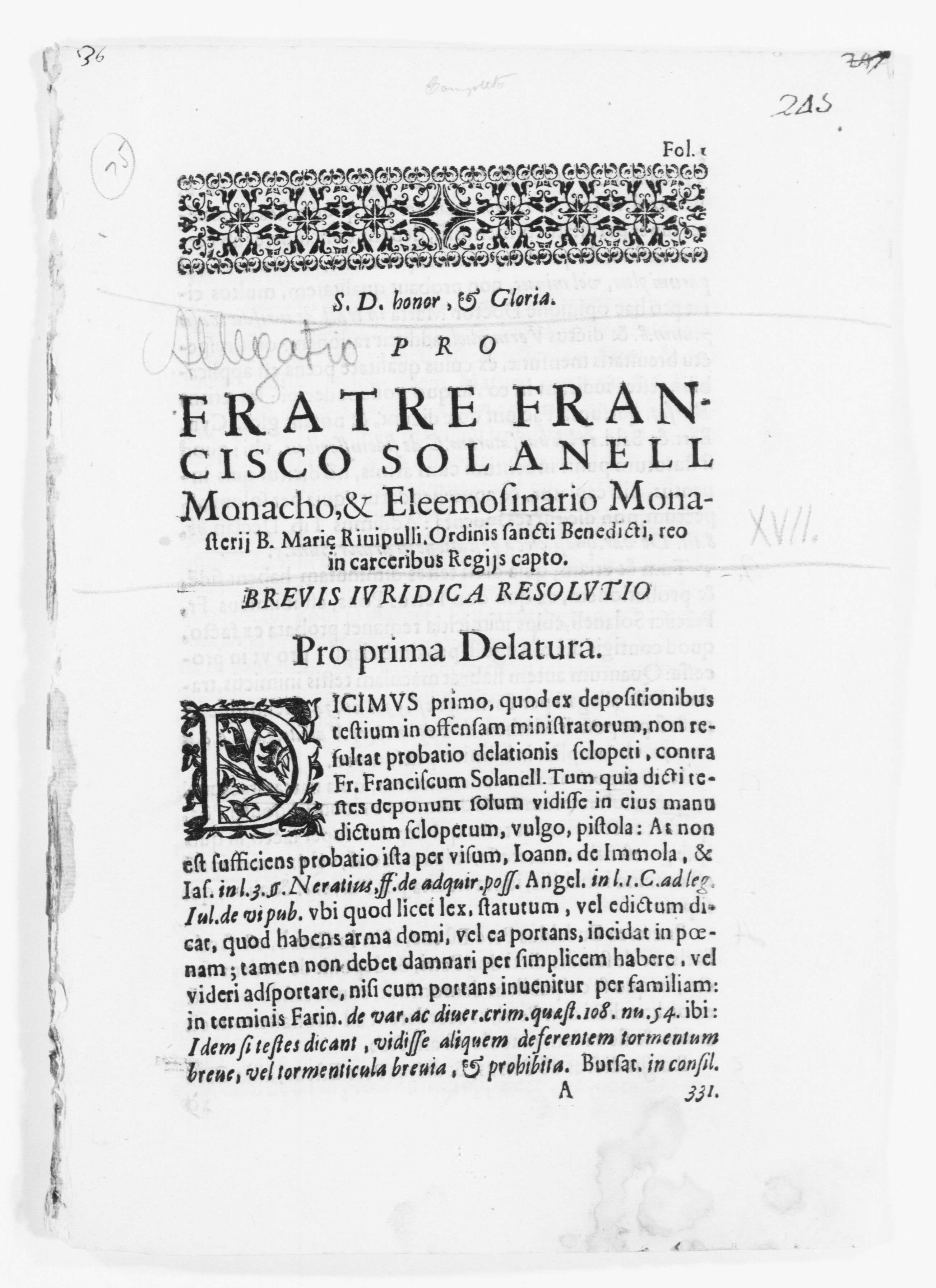 Scanned image of the current content page