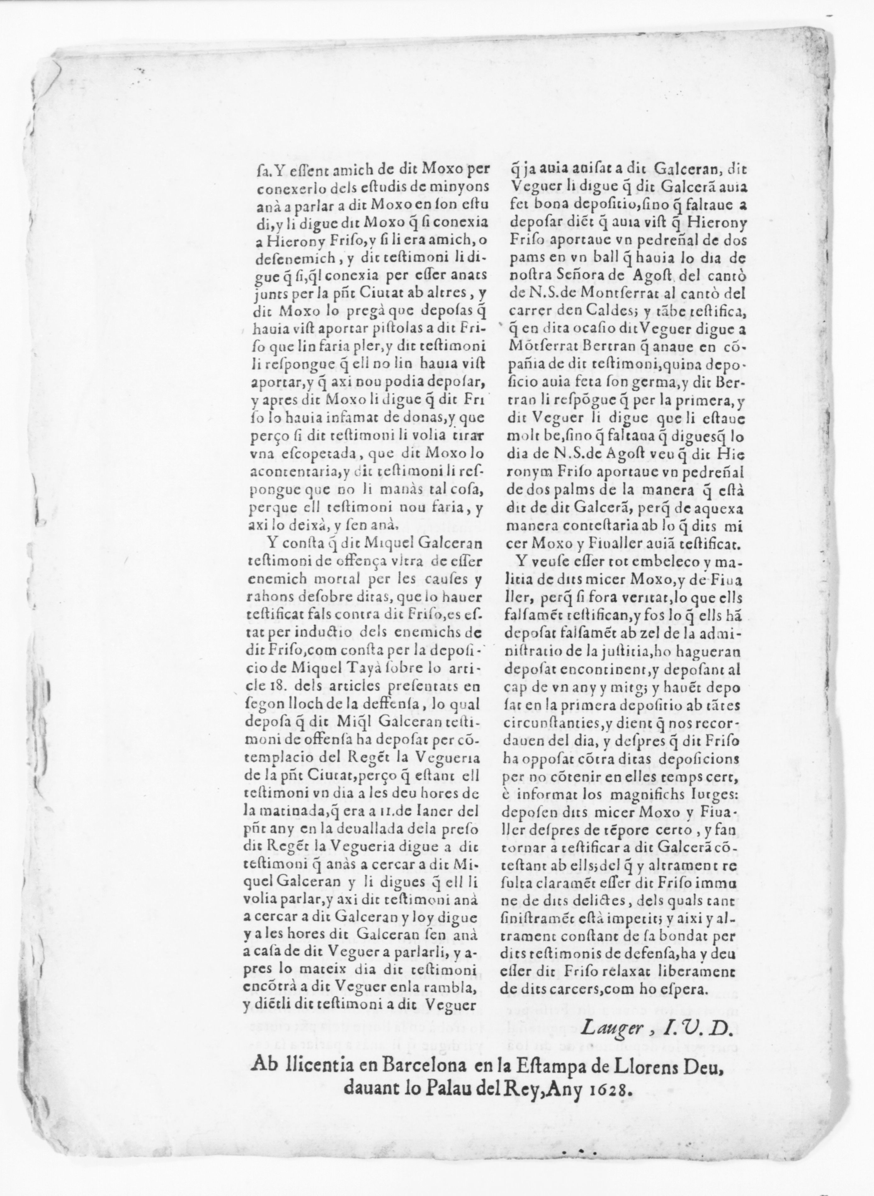 Scanned image of the current content page