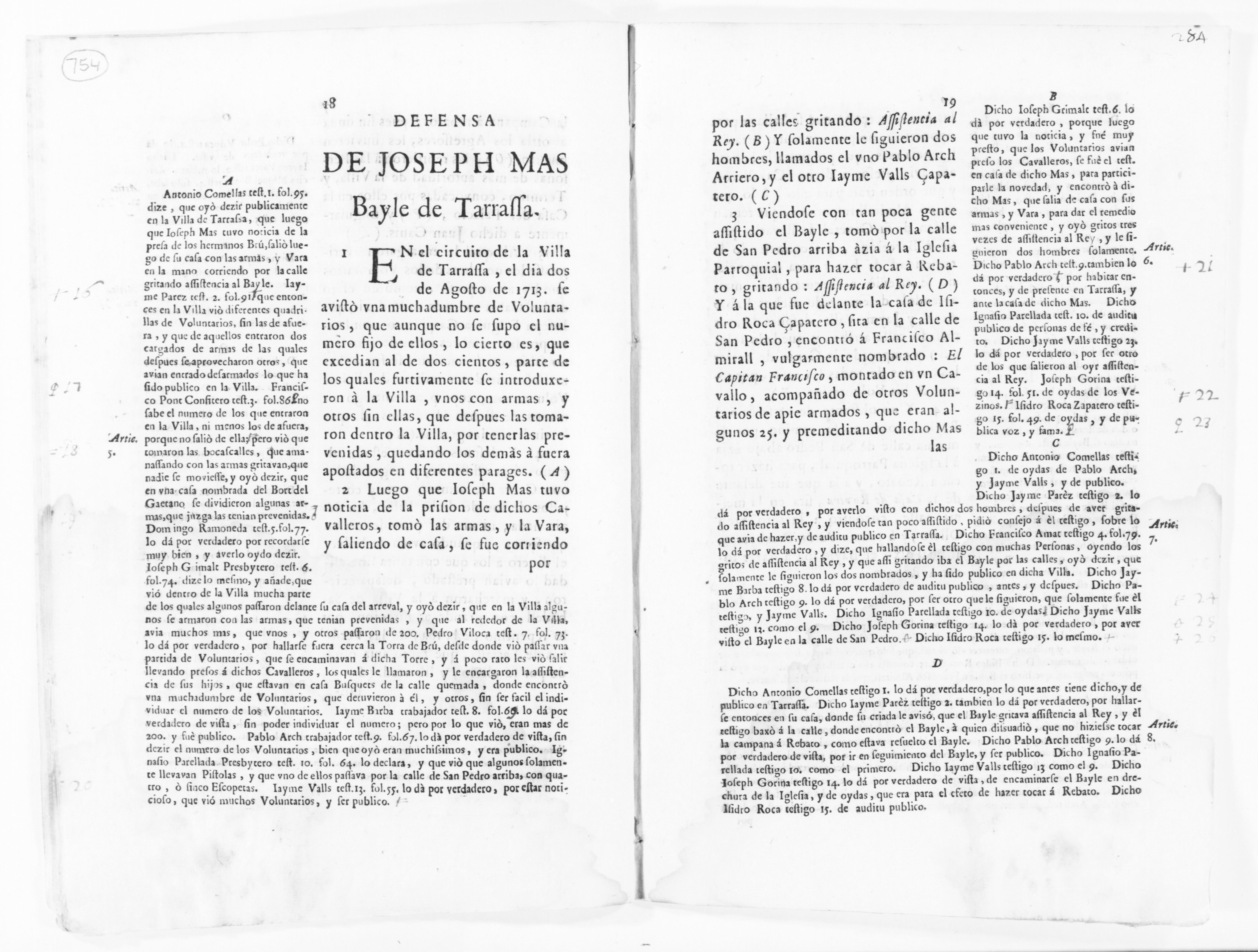 Scanned image of the current content page