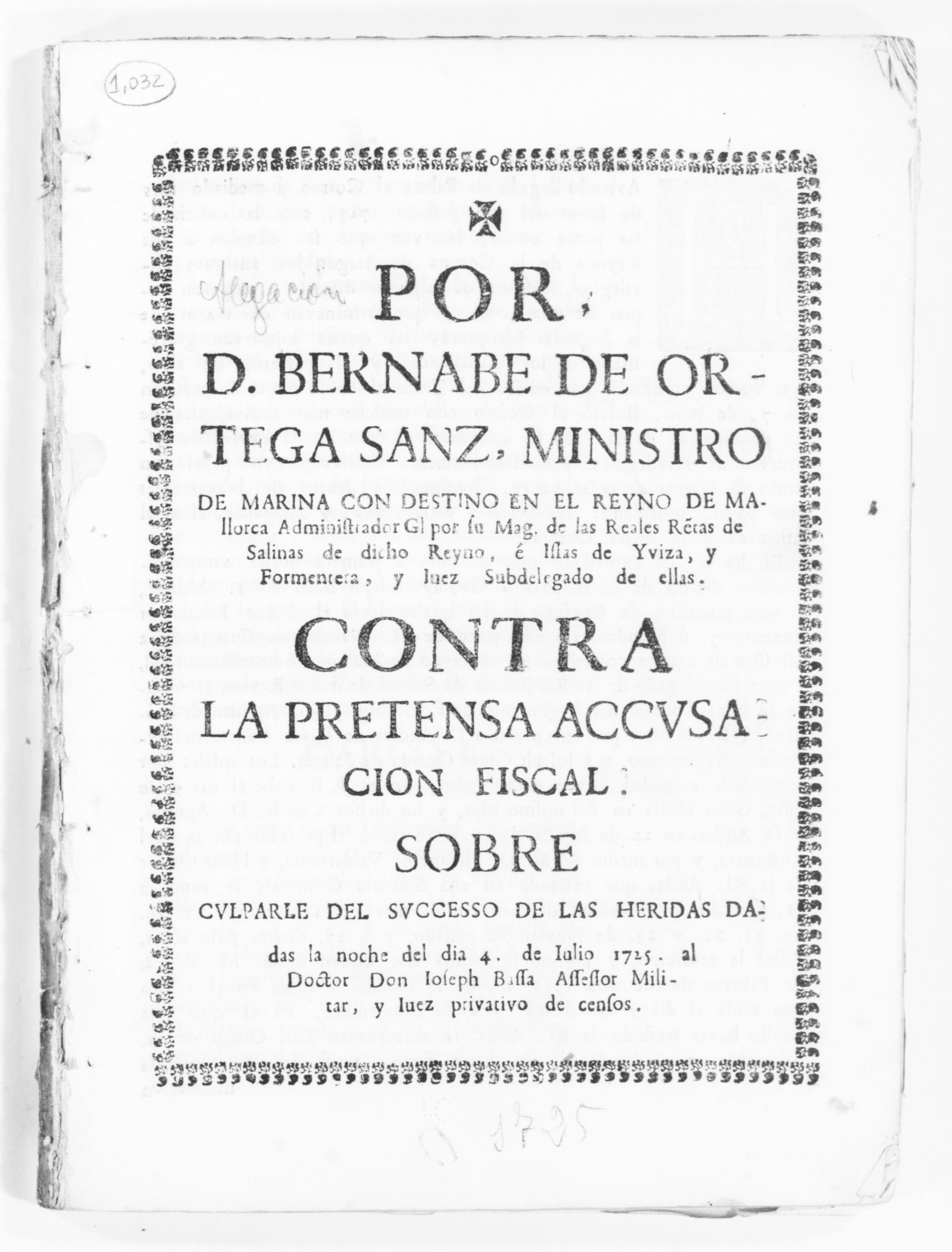 Scanned image of the current content page
