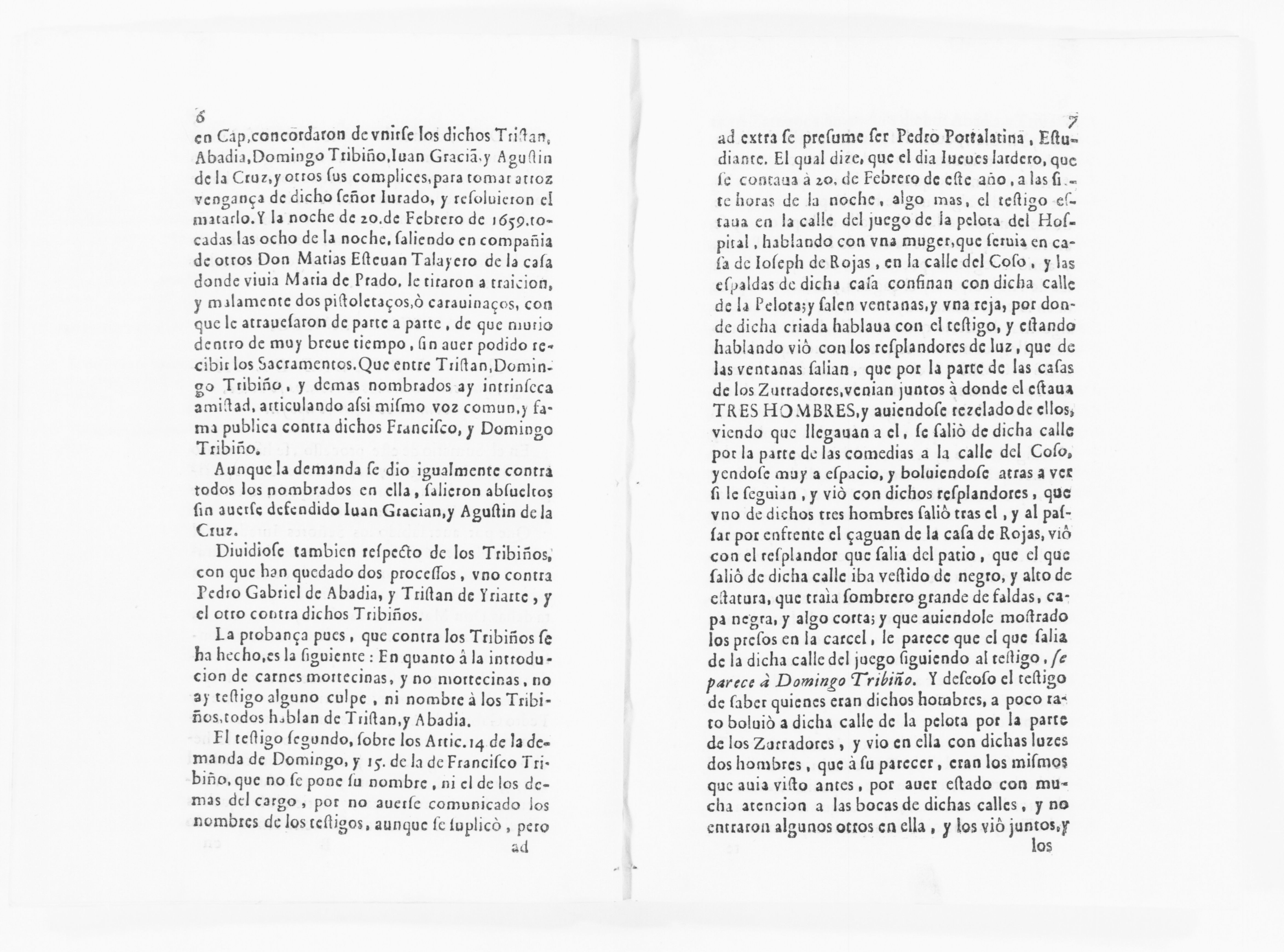 Scanned image of the current content page